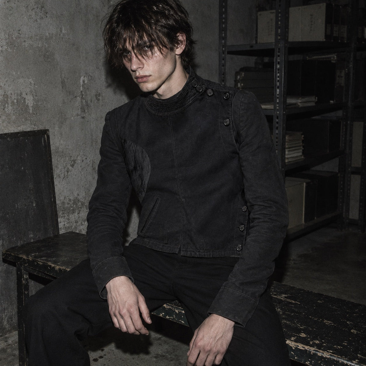 Sold Archive — Ann Demeulemeester SS11 fencing jacket editorial