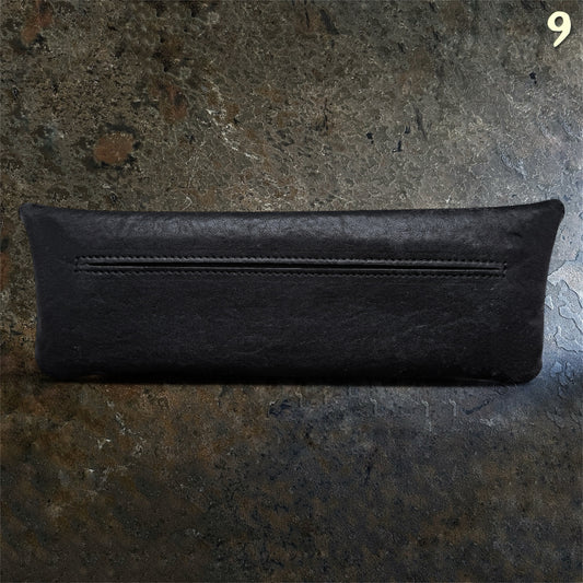 Ann Demeulemeester Archive Black Leather Envelope Clutch ninesells - photo 2
