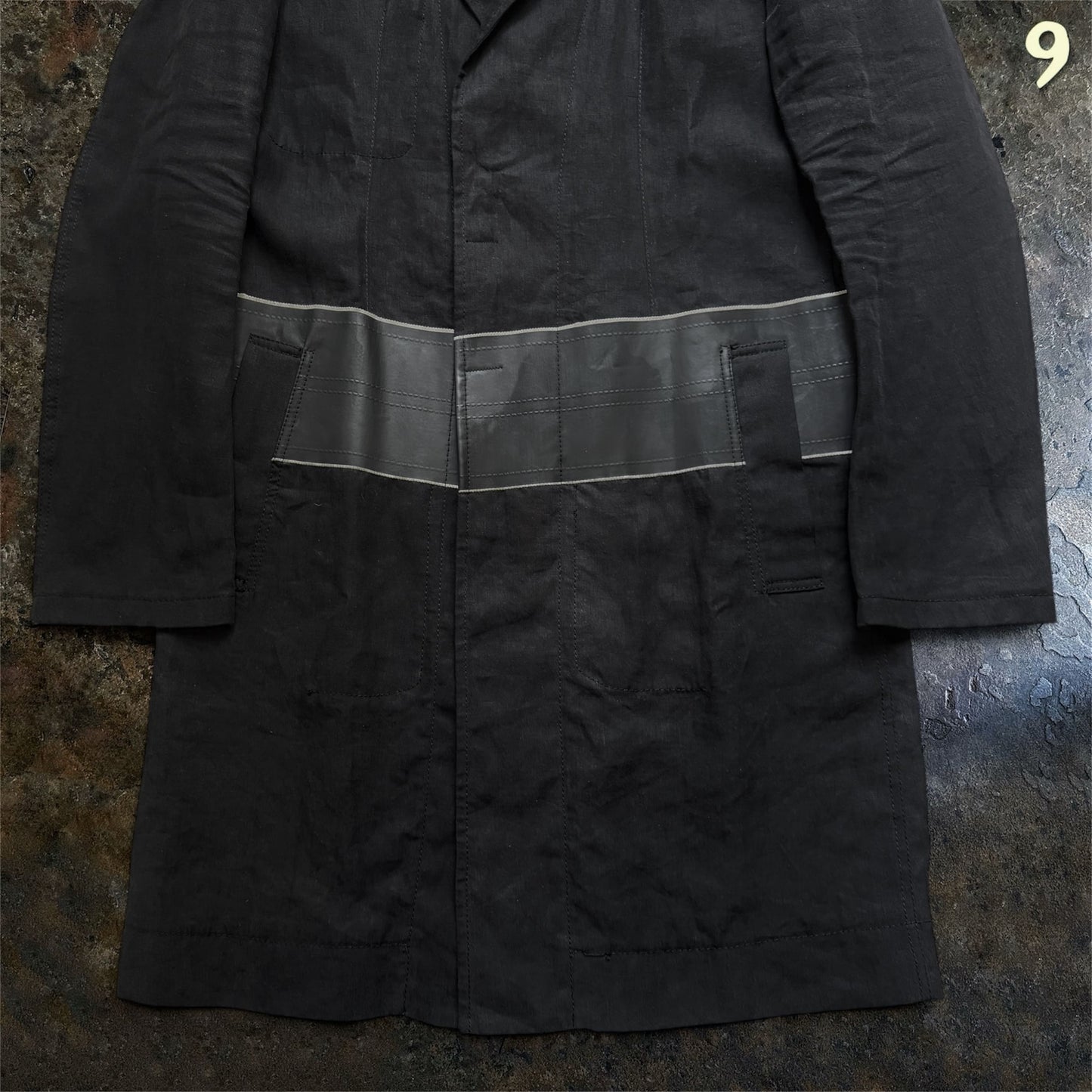 Haider Ackermann SS/20 Asymmetrical Light Coat Sample | M