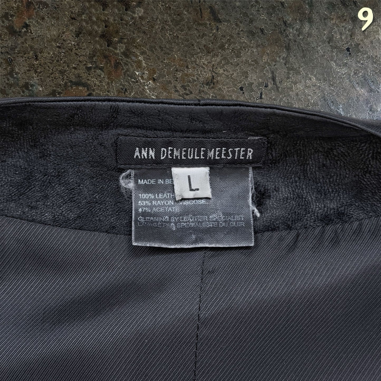 Ann Demeulemeester Archive ca. 1990s Fur/ Leather Vest | L