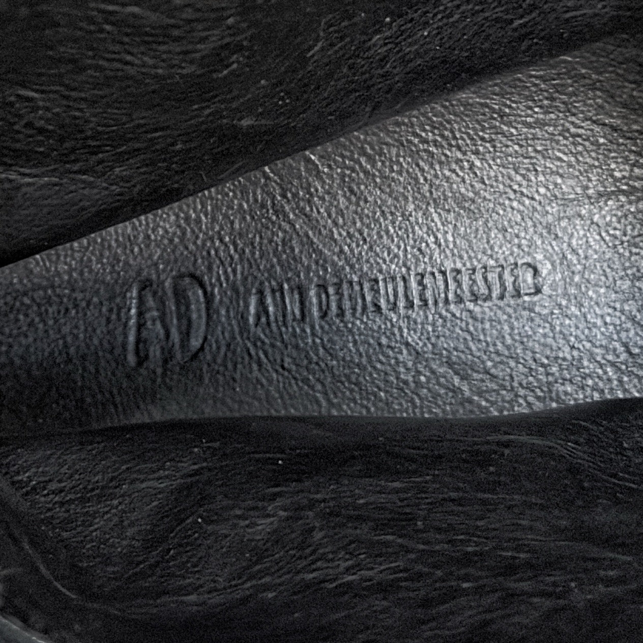 Ann Demeulemeester Black Jacquard High-Top Sneakers EU 44 ninesells - photo 7