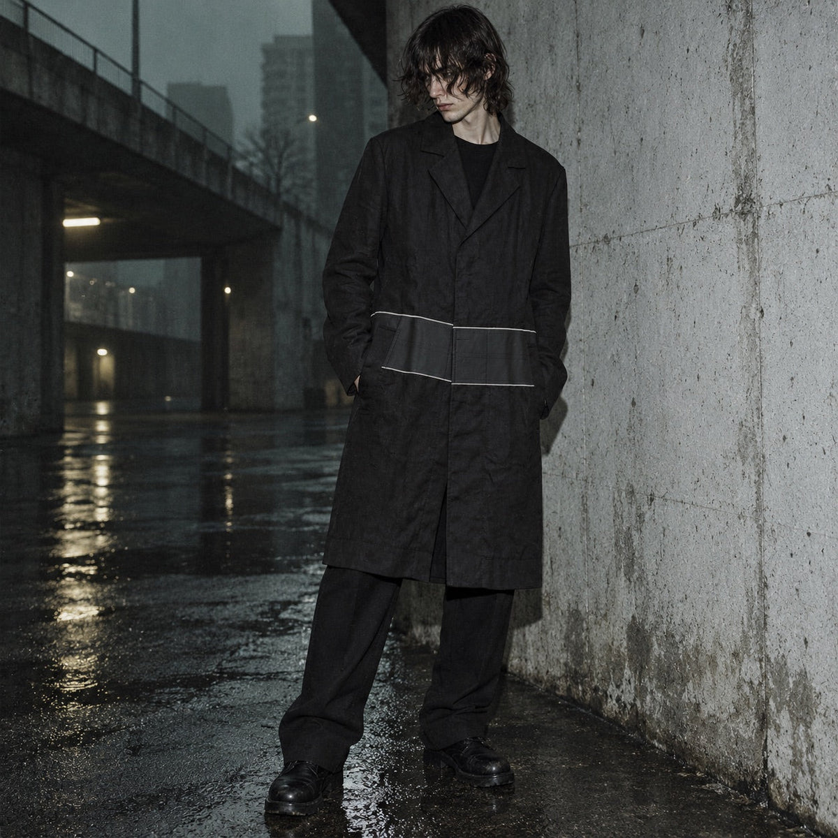 Men — Haider Ackermann SS20 coat editorial