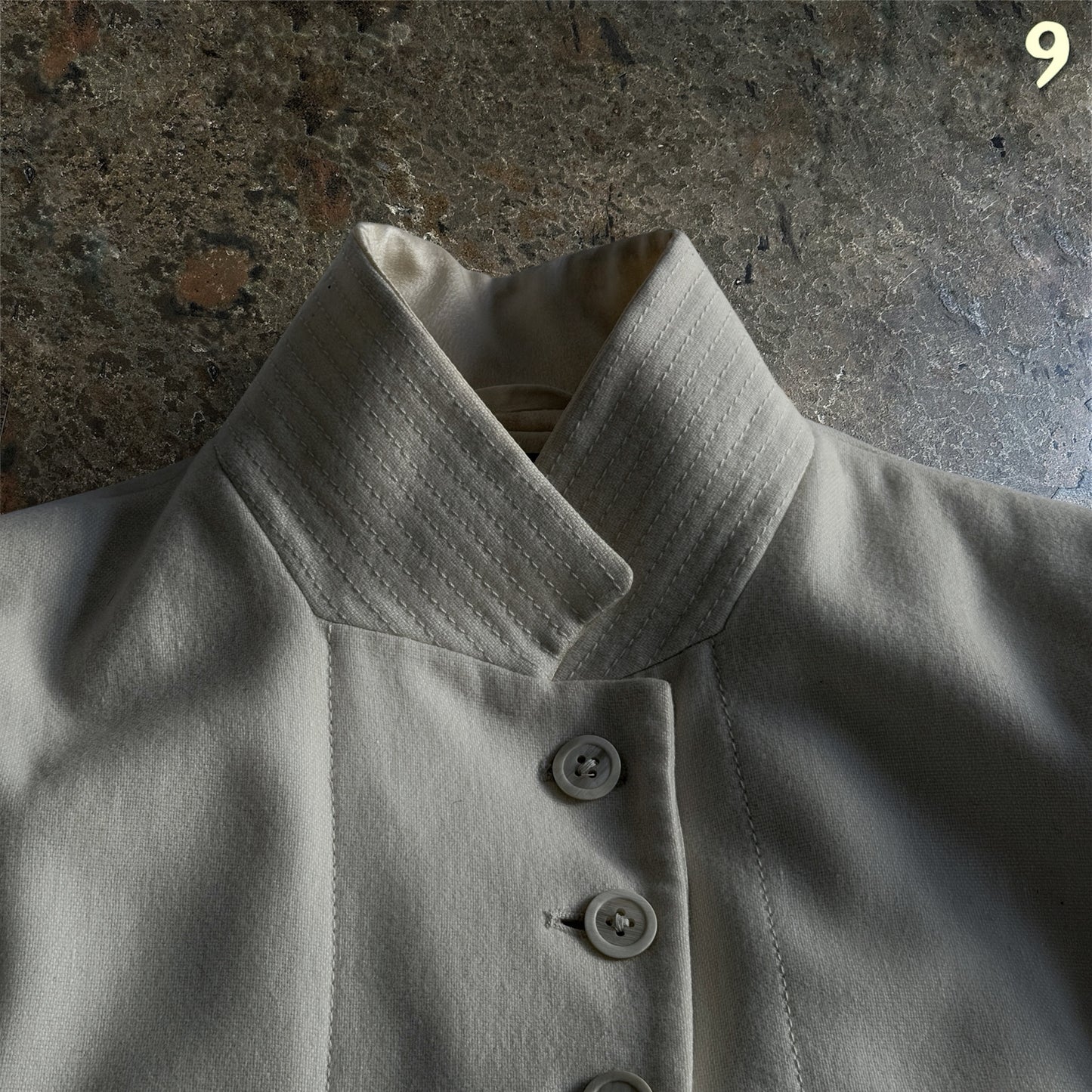 Ann Demeulemeester FW2013 Archive Fencing Jacket | Champagne | 36 (S)
