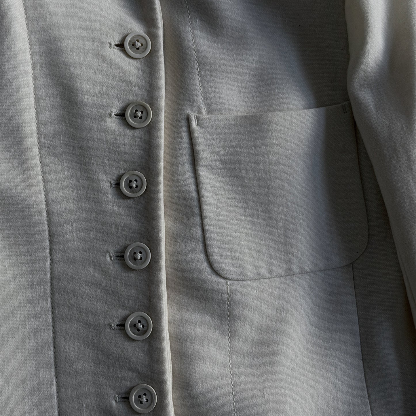 Ann Demeulemeester FW2013 Archive Fencing Jacket | Champagne | 36 (S)