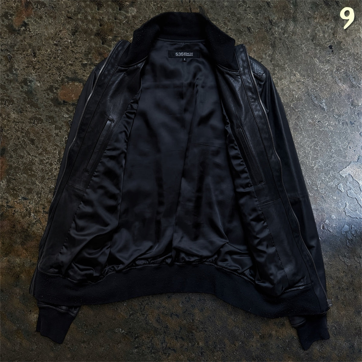 5351 pour les Hommes leather jacket interior lining