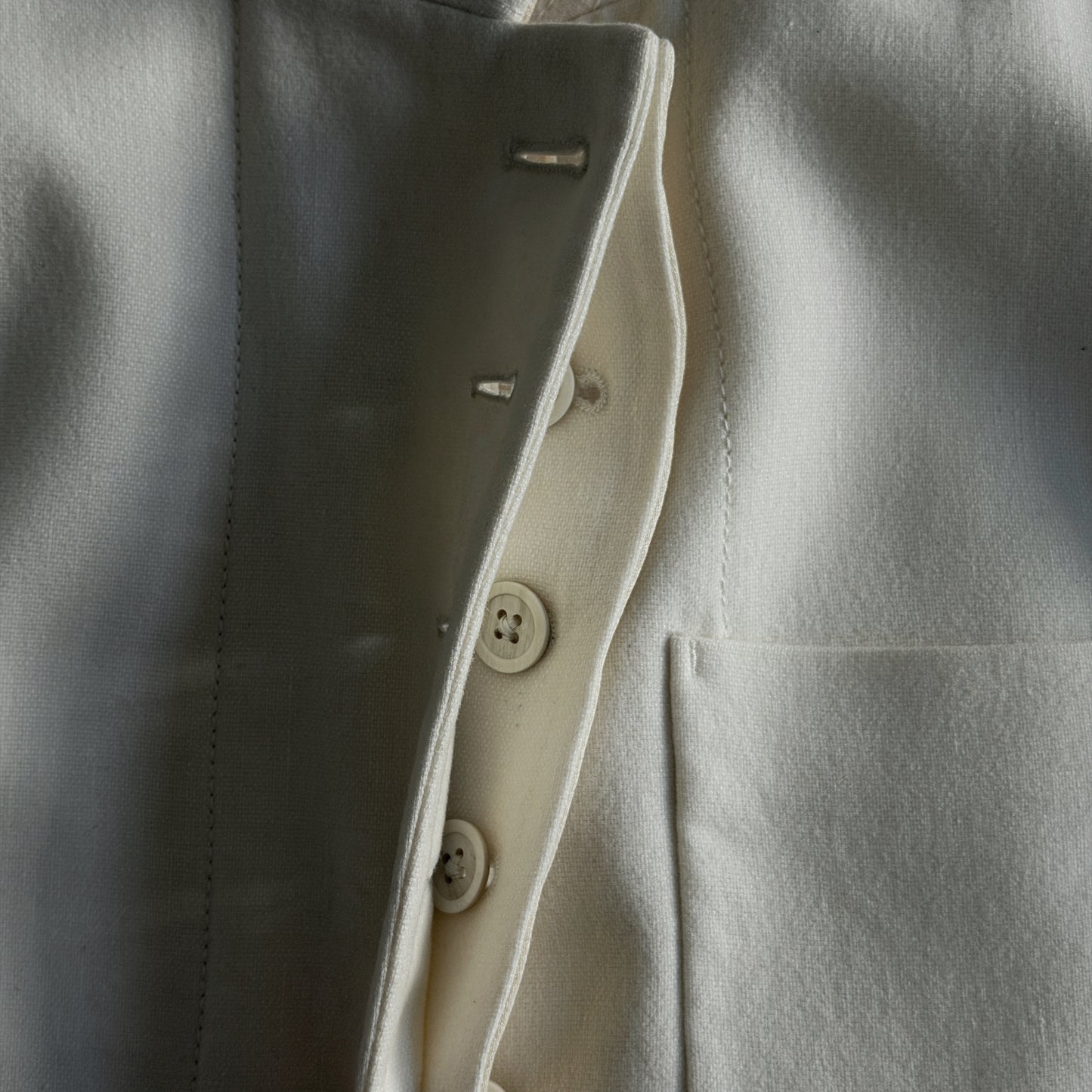 Ann Demeulemeester FW2013 Archive Fencing Jacket | Champagne | 36 (S)