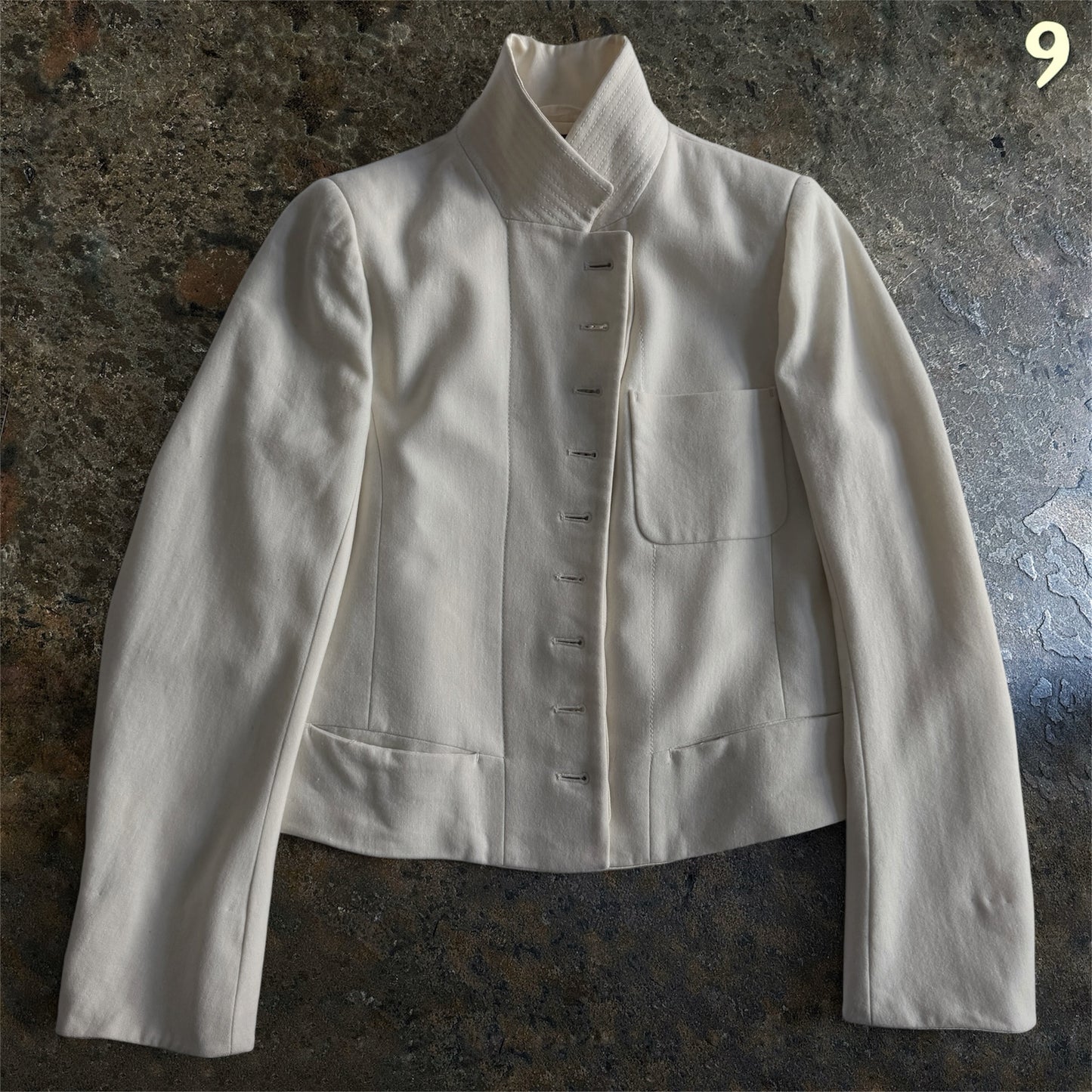 Ann Demeulemeester FW2013 Archive Fencing Jacket | Champagne | 36 (S)