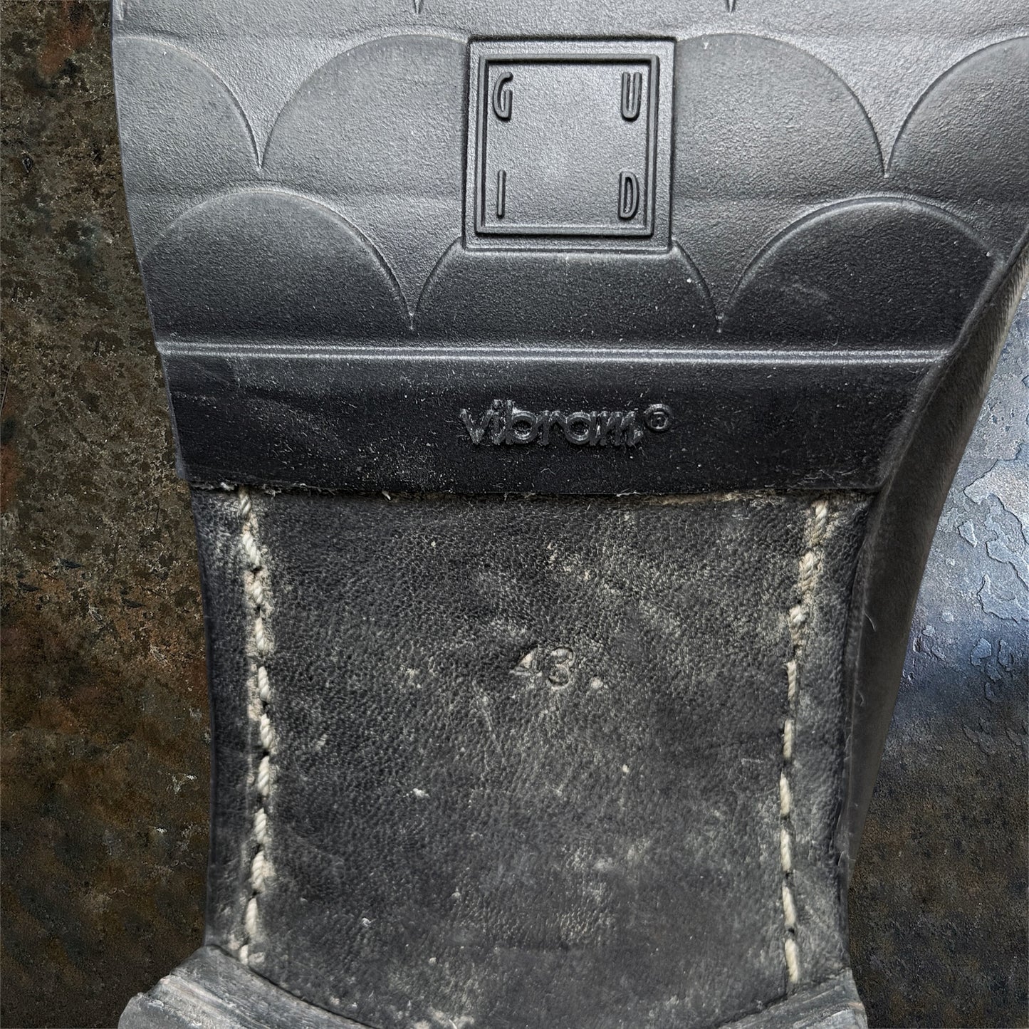 Guidi 788Z Black Horse Leather Back Zip Boot |43