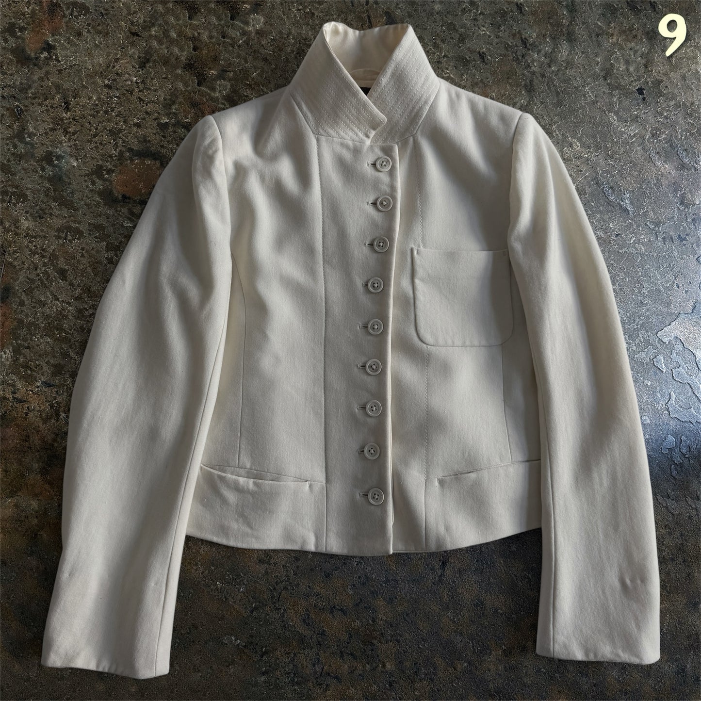 Ann Demeulemeester FW2013 Archive Fencing Jacket | Champagne | 36 (S)
