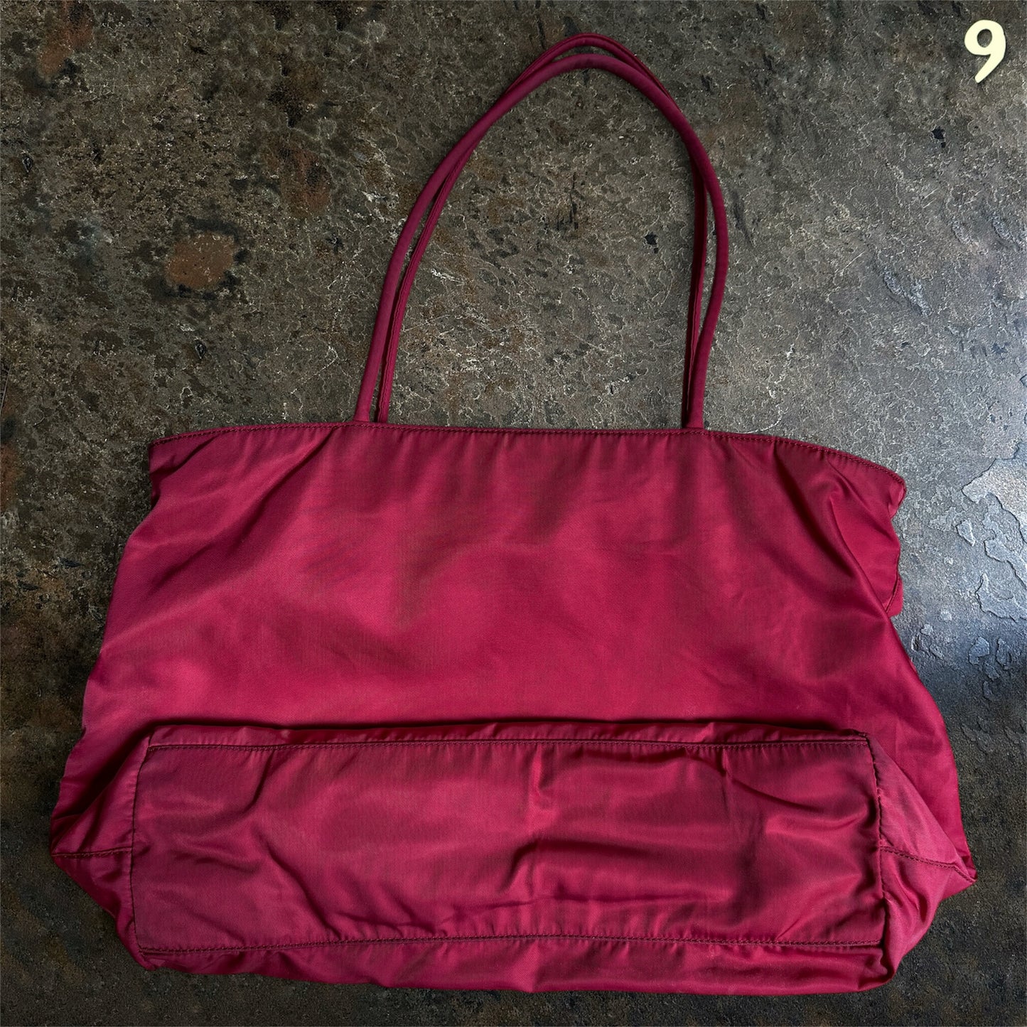 Prada Tessuto Nylon Tote Red