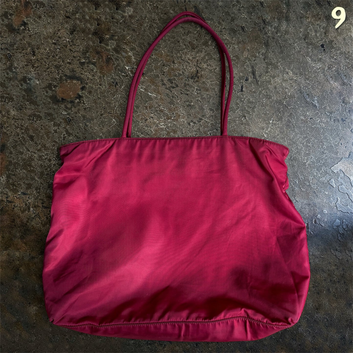 Prada Tessuto Nylon Tote Red