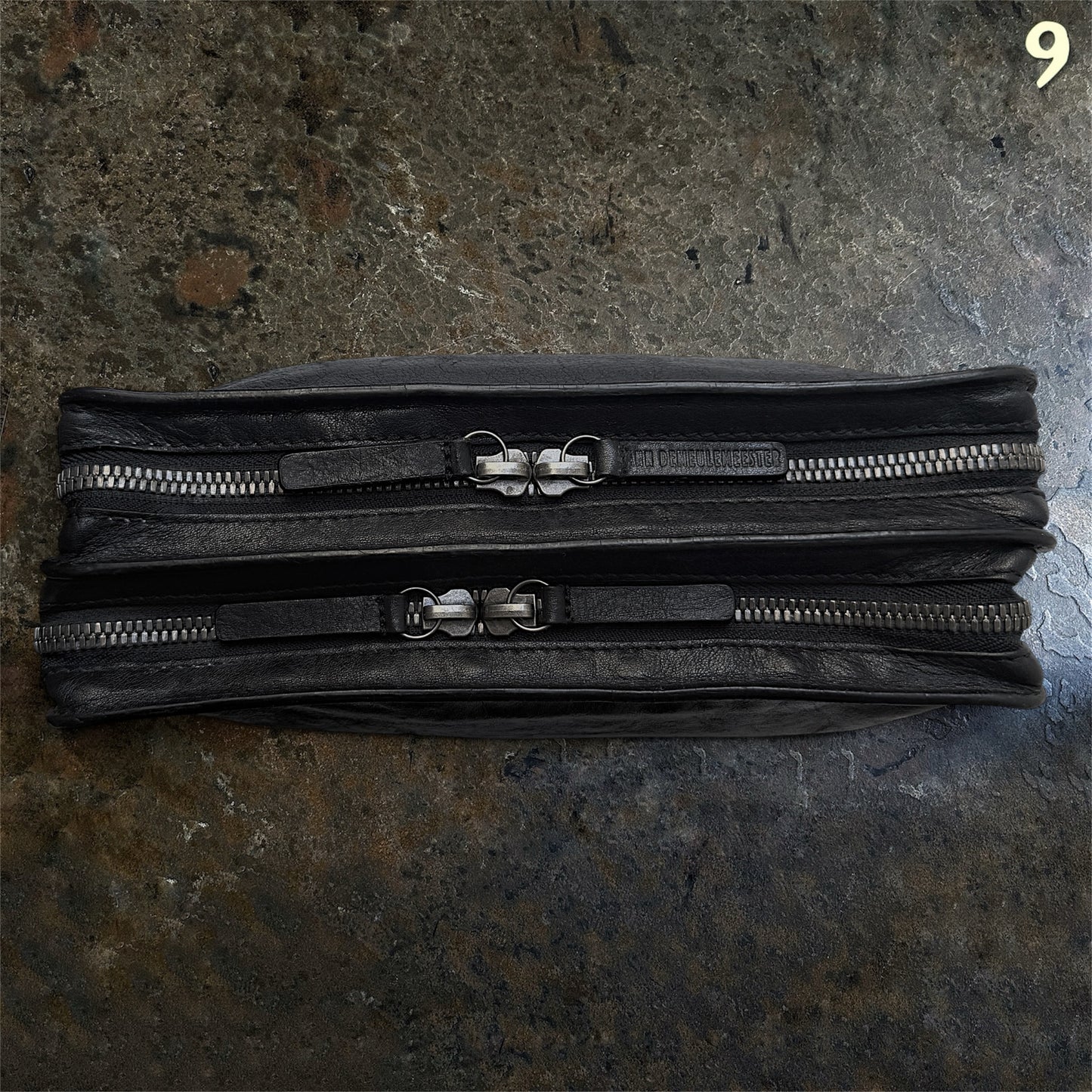 Ann Demeulemeester Archive Leather double compartment Clutchbag |onesize