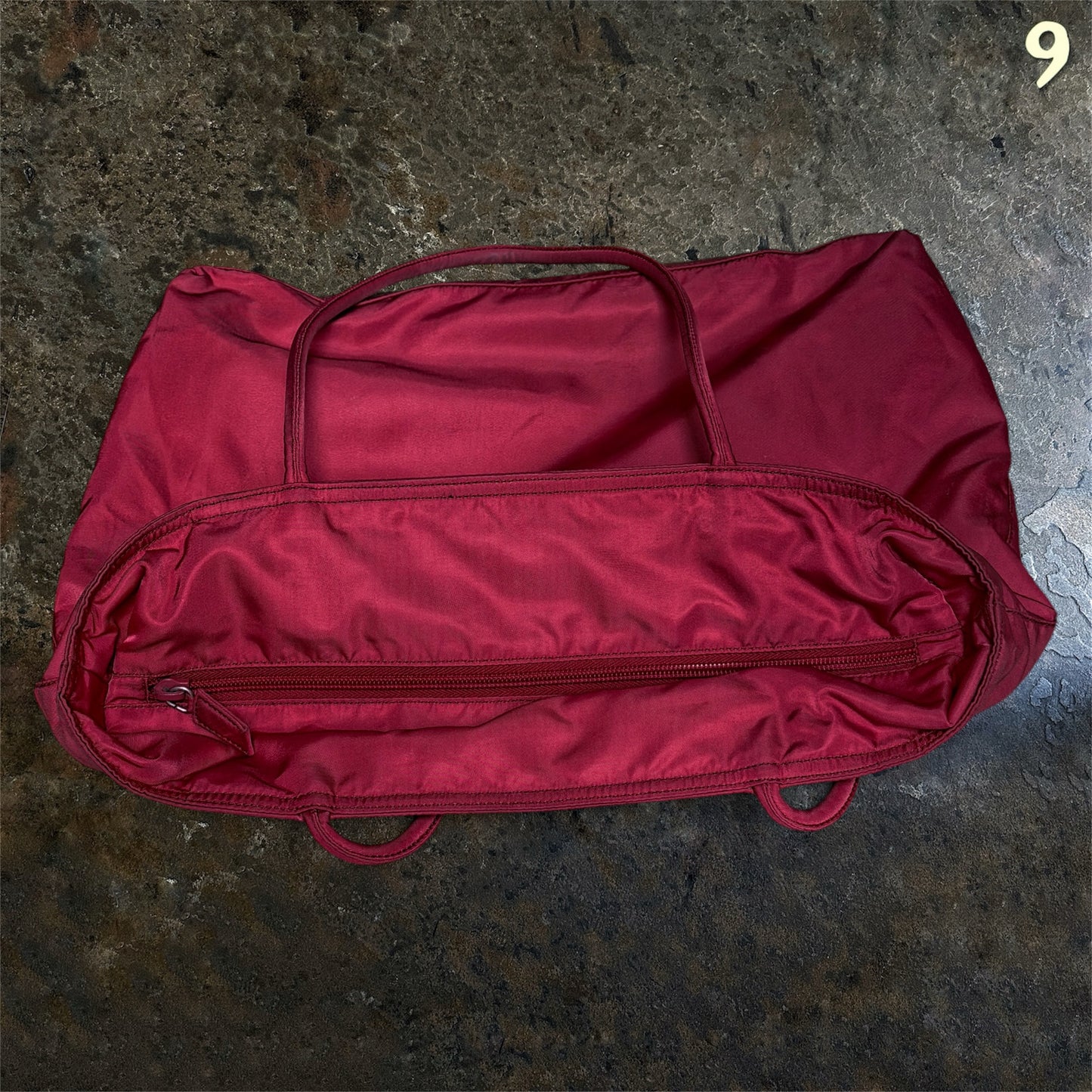 Prada Tessuto Nylon Tote Red