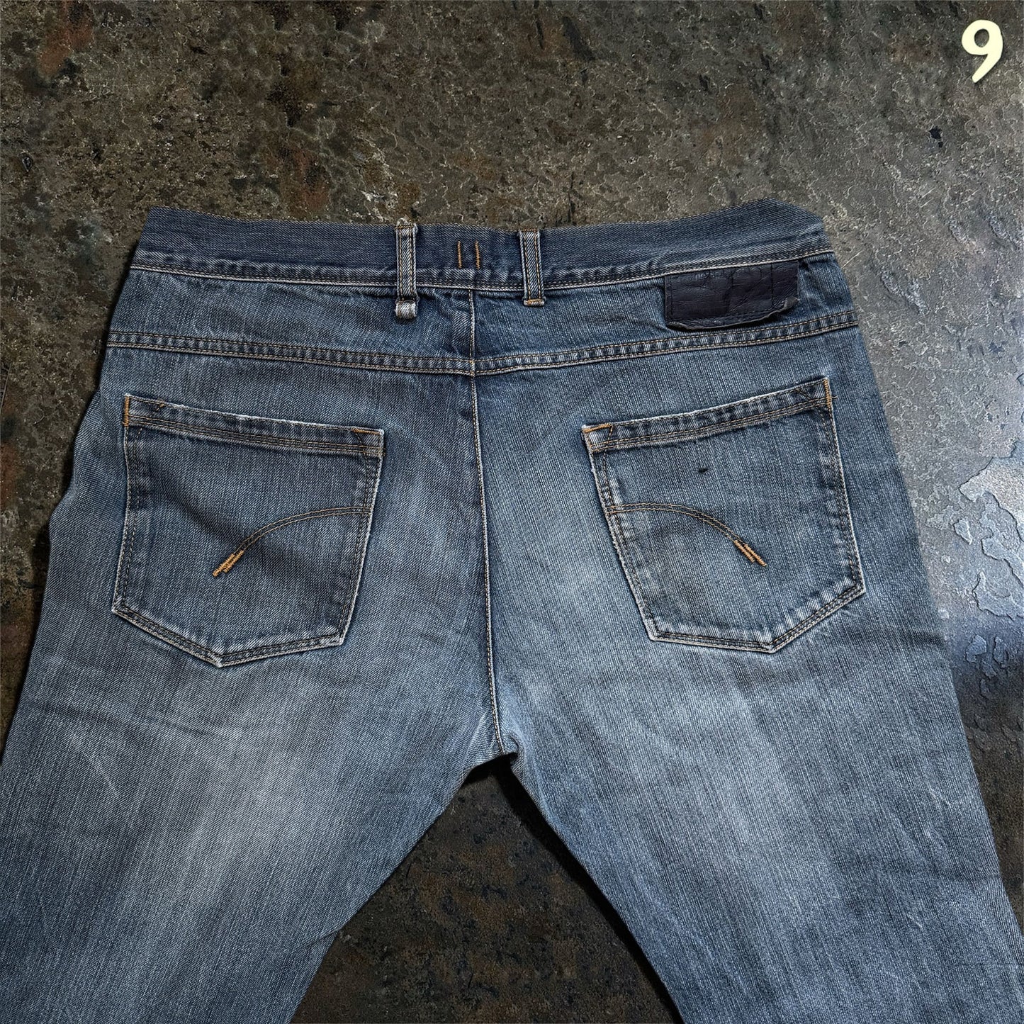 Neil Barrett Dark Indigo Washed Straight-Leg Denim |M (48)