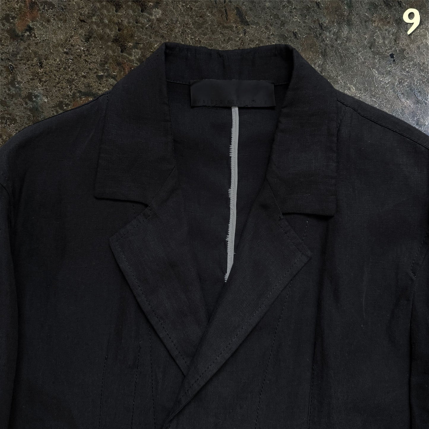 Haider Ackermann SS/20 Asymmetrical Light Coat Sample | M