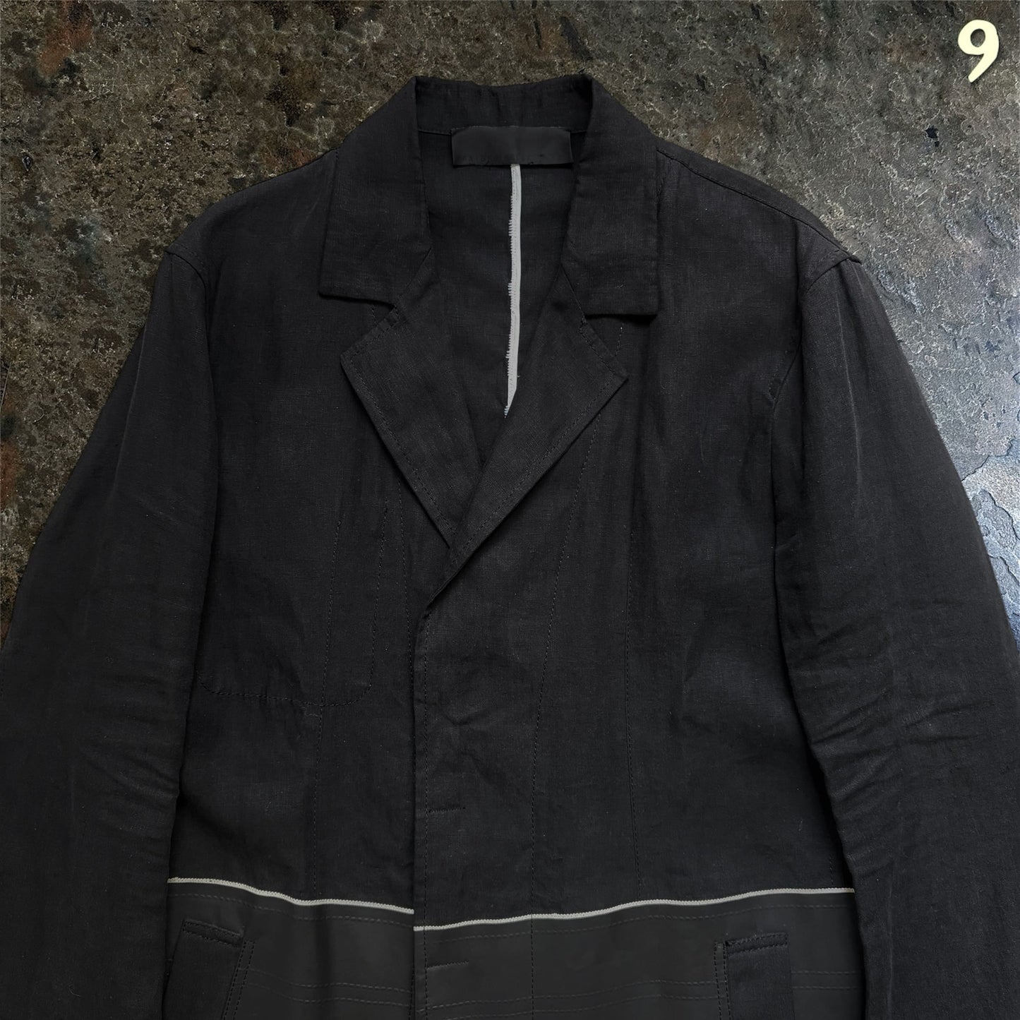 Haider Ackermann SS/20 Asymmetrical Light Coat Sample | M