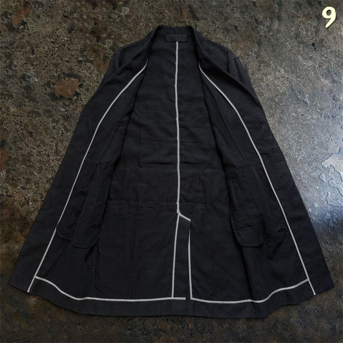 Haider Ackermann SS/20 Asymmetrical Light Coat Sample | M