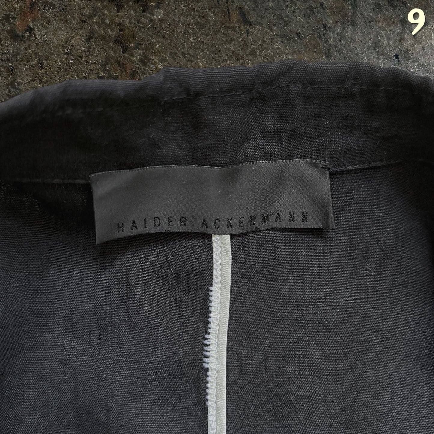 Haider Ackermann SS/20 Asymmetrical Light Coat Sample | M
