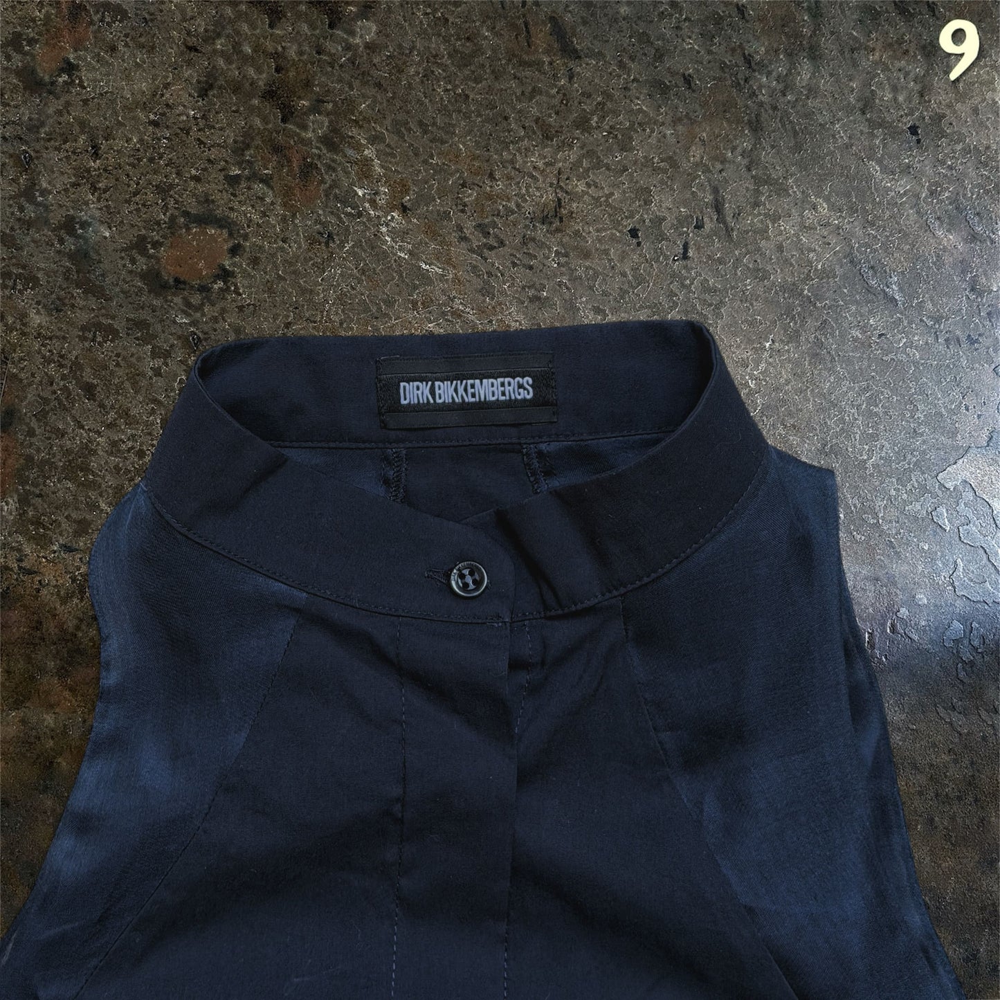 Dirk Bikkembergs Mainline Cotton Shirt with 100% Silk Lining |M