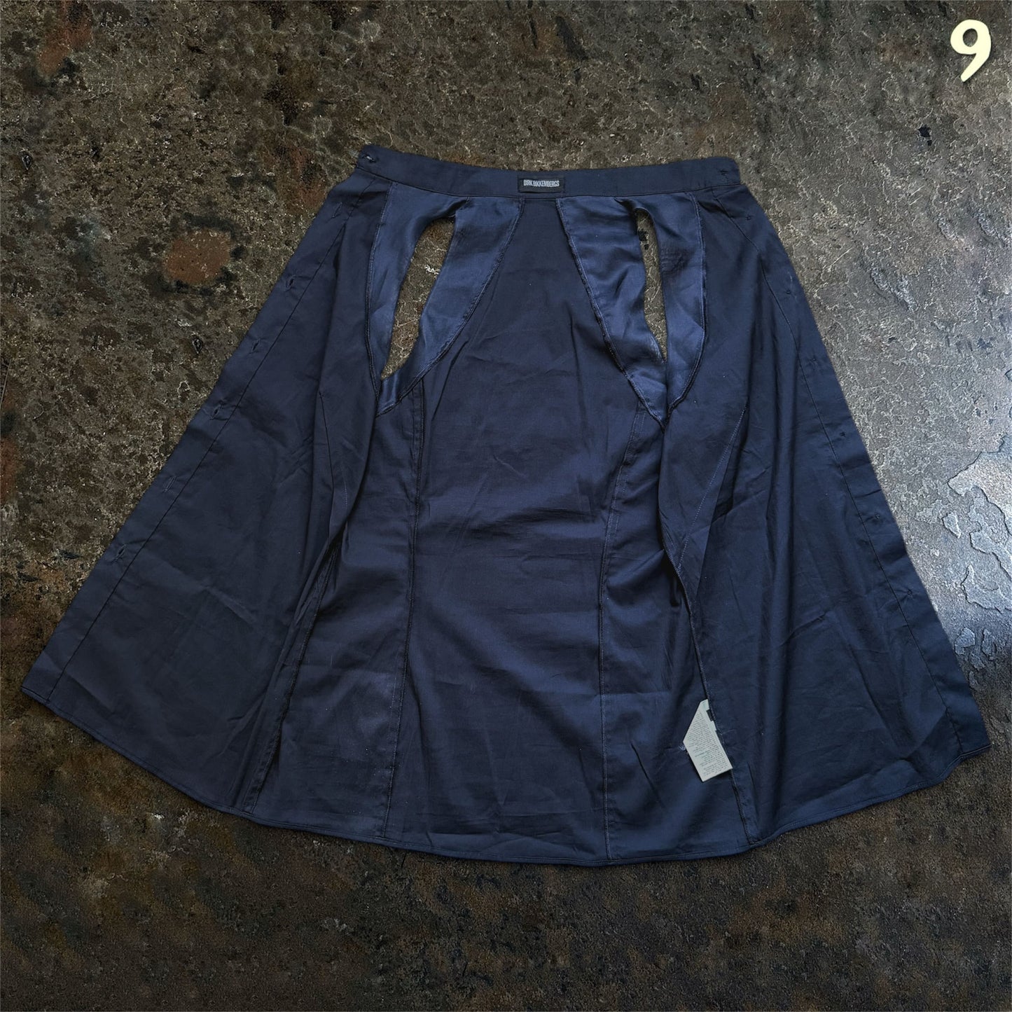 Dirk Bikkembergs Mainline Cotton Shirt with 100% Silk Lining |M