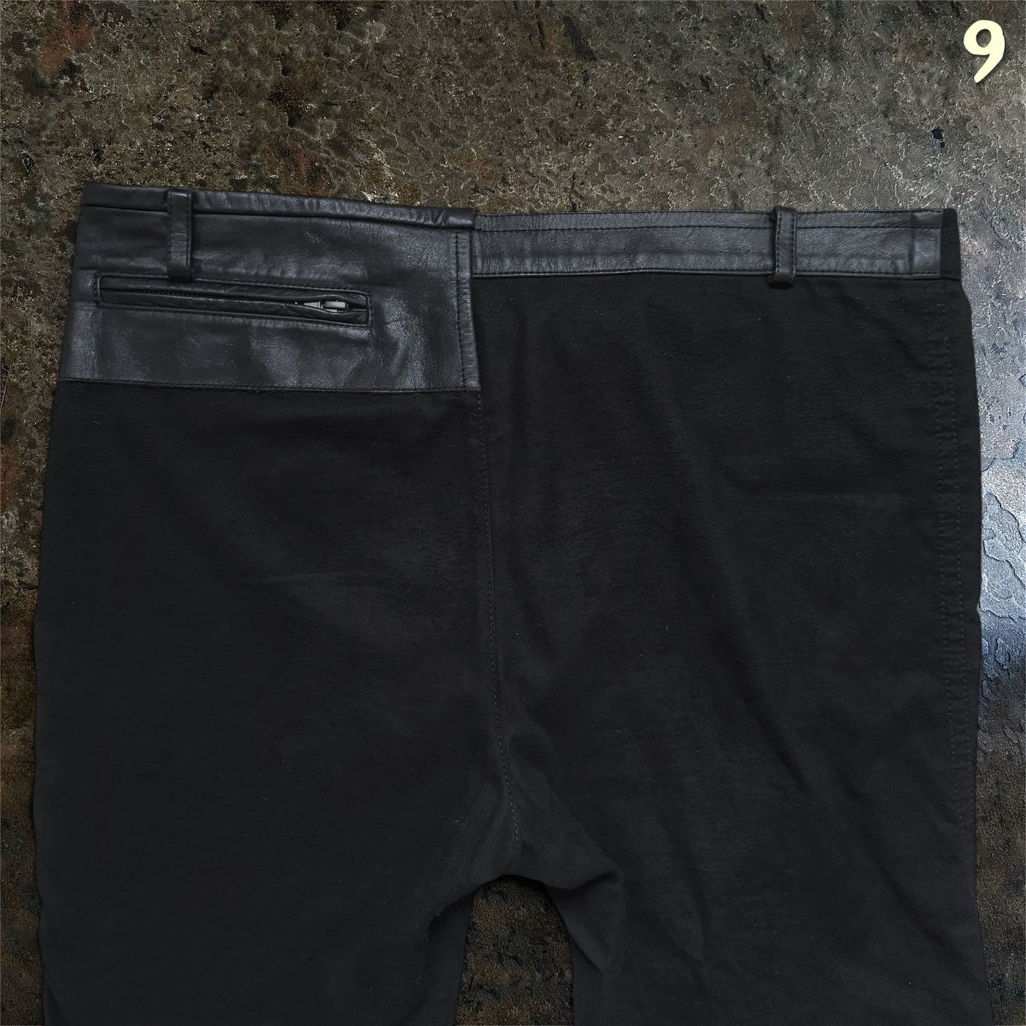 Haider Ackermann FW/17 Biker Leather Patch Pants | XL