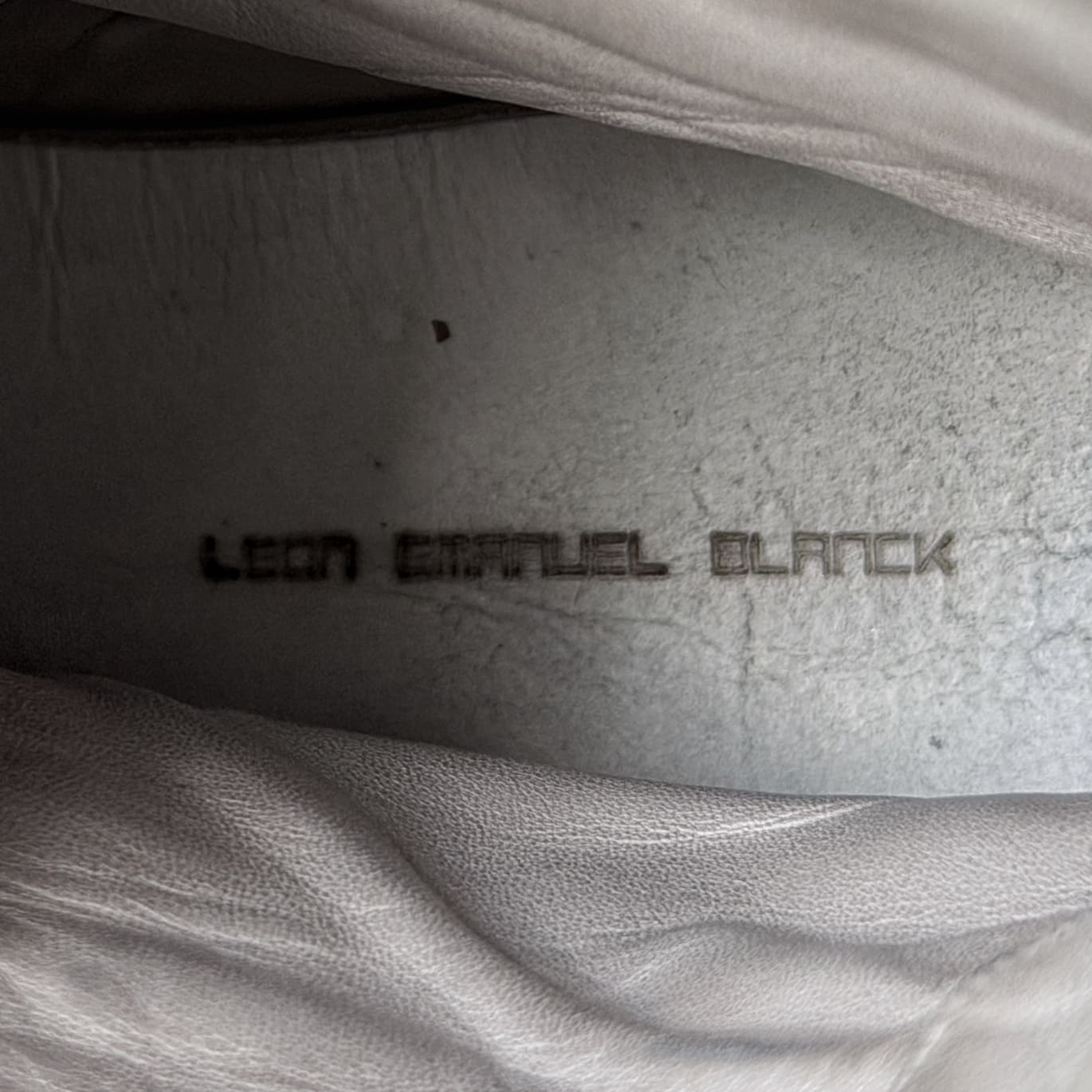 Leon Emanuel Blanck Featherweight Distortion Buffalo Leather High-Top | 43