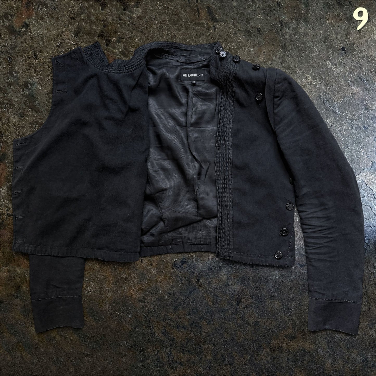 Ann Demeulemeester SS/11 Men´s Runway symmetrical Fencing Jacket | 40