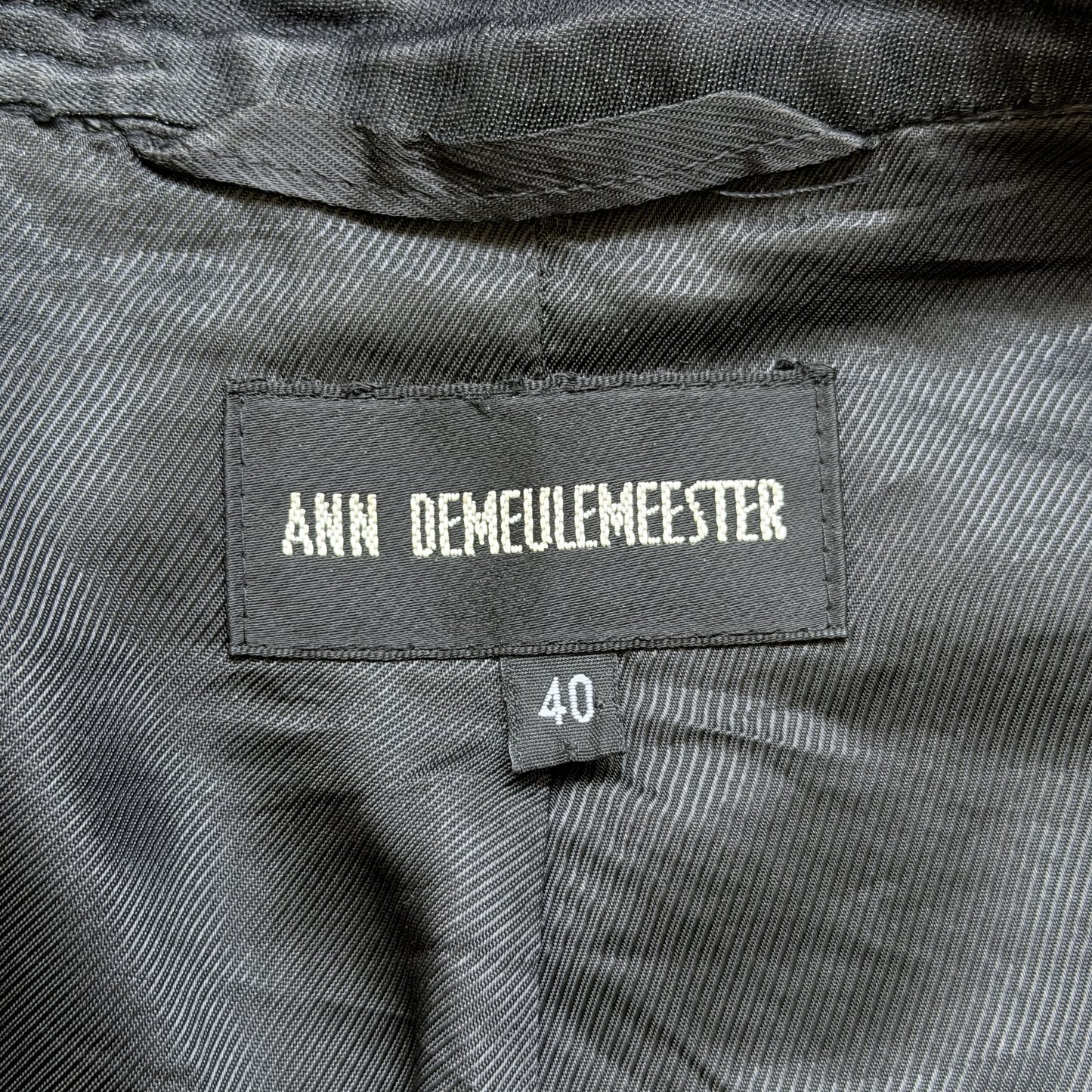 Ann Demeulemeester SS/11 Men´s Runway symmetrical Fencing Jacket | 40