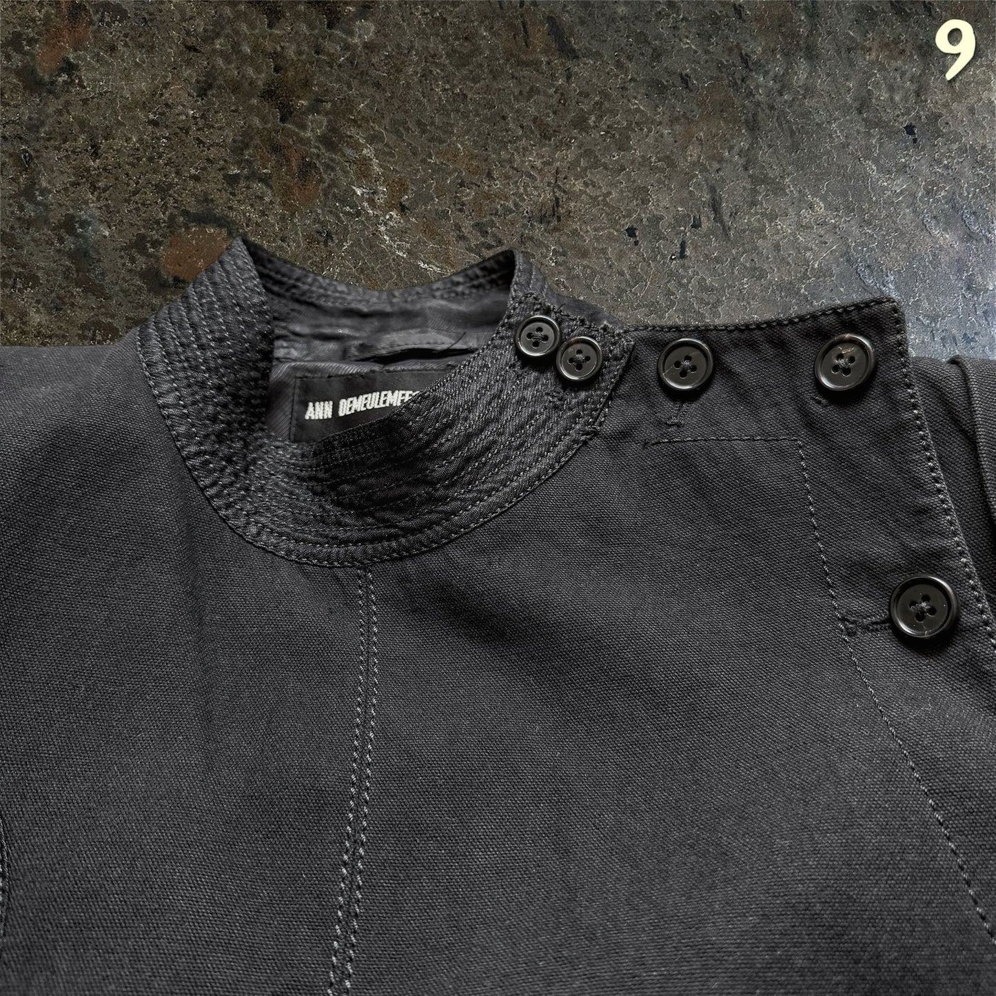 Ann Demeulemeester SS/11 Men´s Runway symmetrical Fencing Jacket | 40