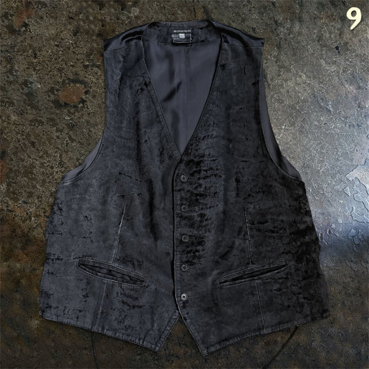 Ann Demeulemeester Archive ca. 1990s Fur/ Leather Vest | L