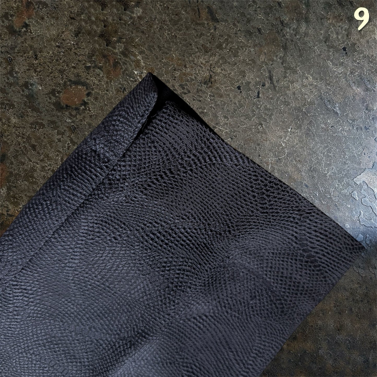 Ann Demeulemeester Jacquard Navy Black Suit Set | 36