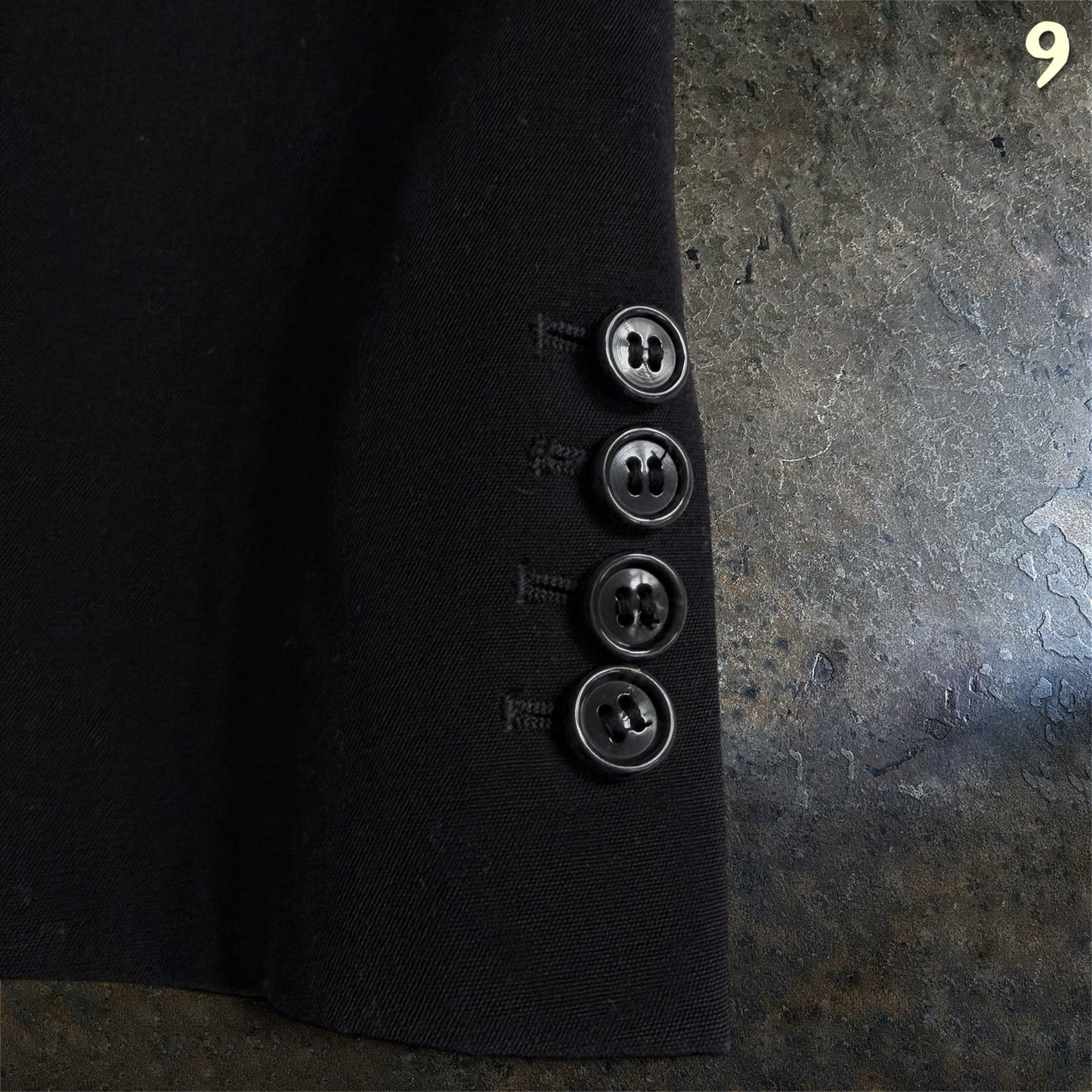 Ann Demeulemeester Vintage 90s Tailored Virgin Wool Blazer | 38