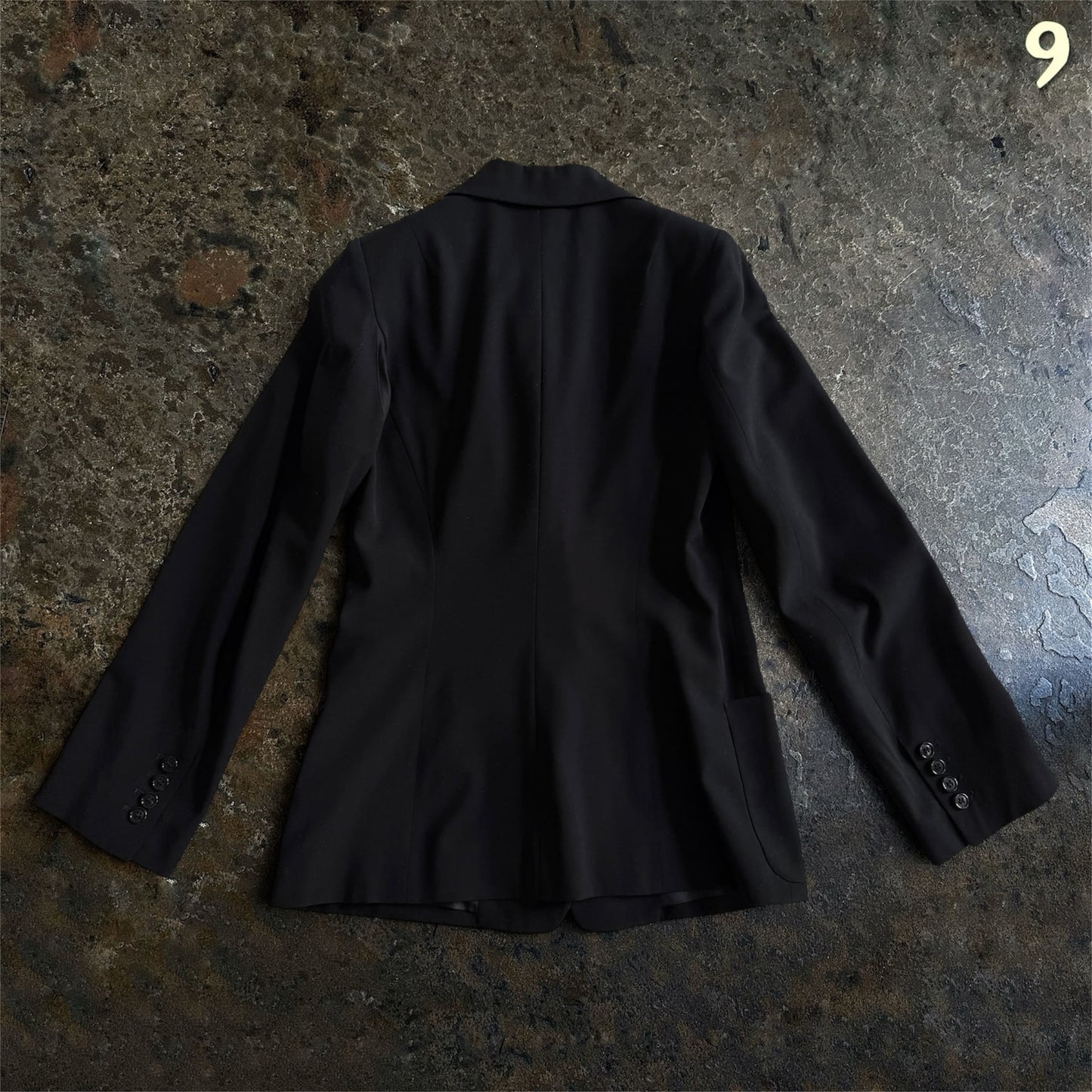 Ann Demeulemeester Vintage 90s Tailored Virgin Wool Blazer | 38