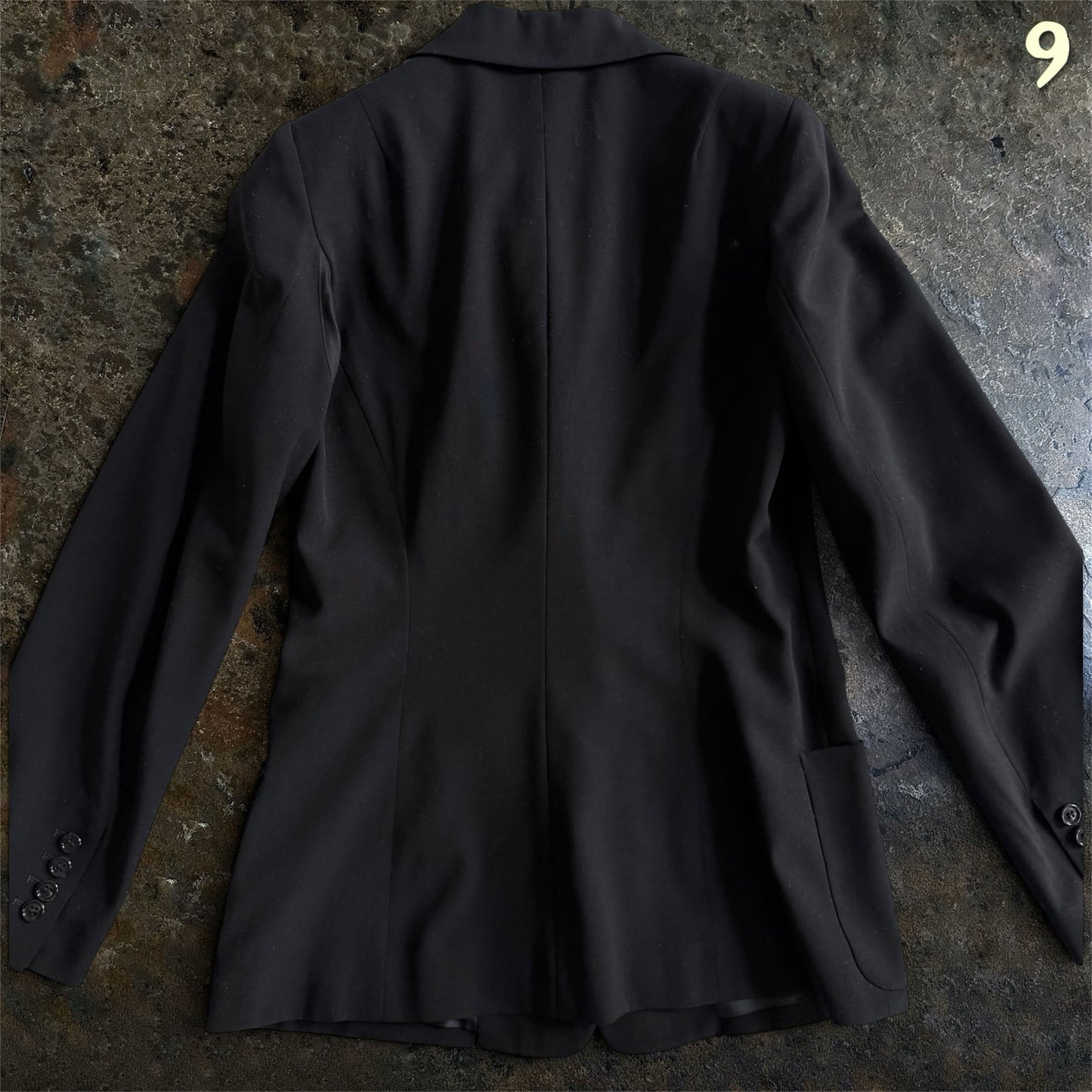 Ann Demeulemeester Vintage 90s Tailored Virgin Wool Blazer | 38