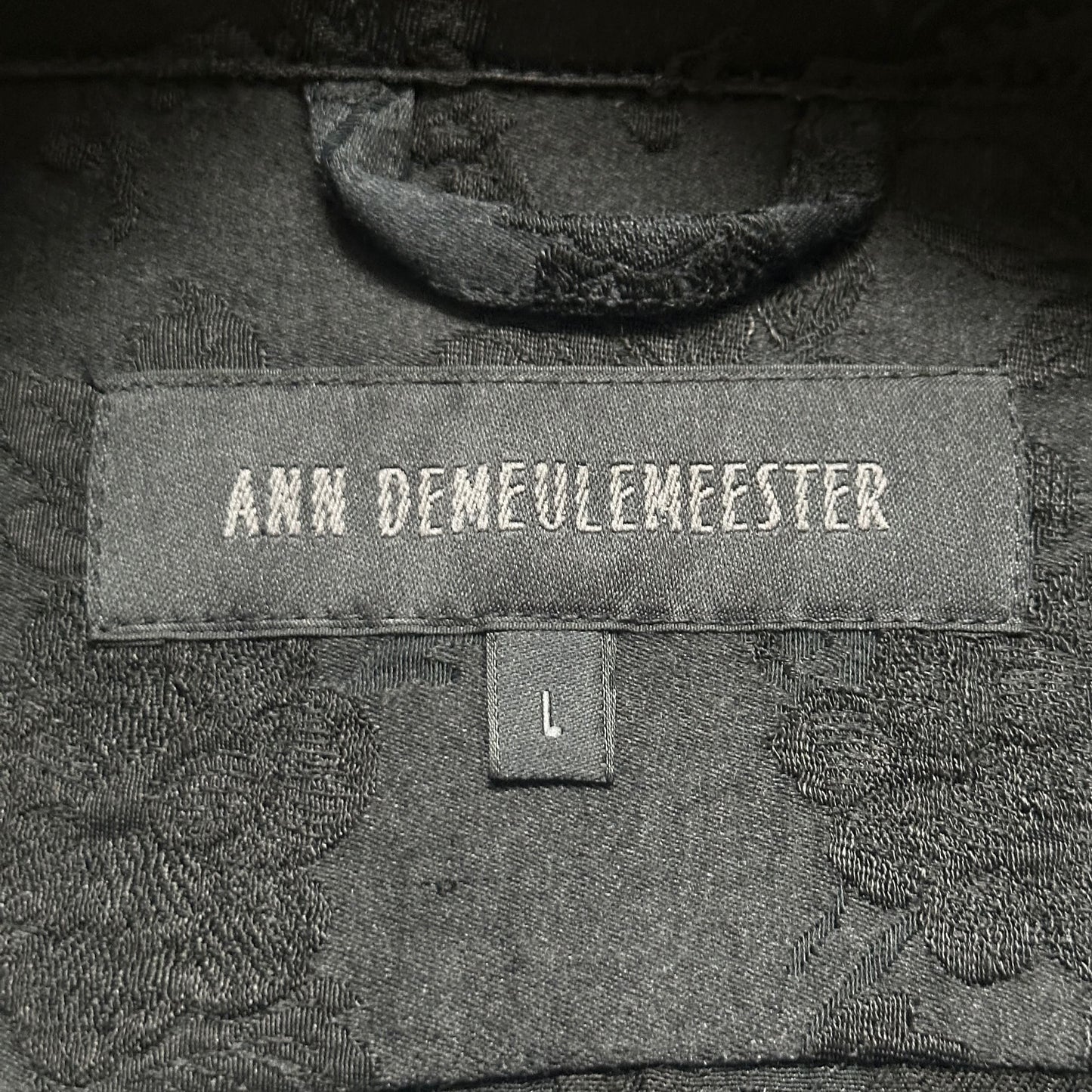 Ann Demeulemeester Archive SS/13 Runway Jacquard Blazer |L