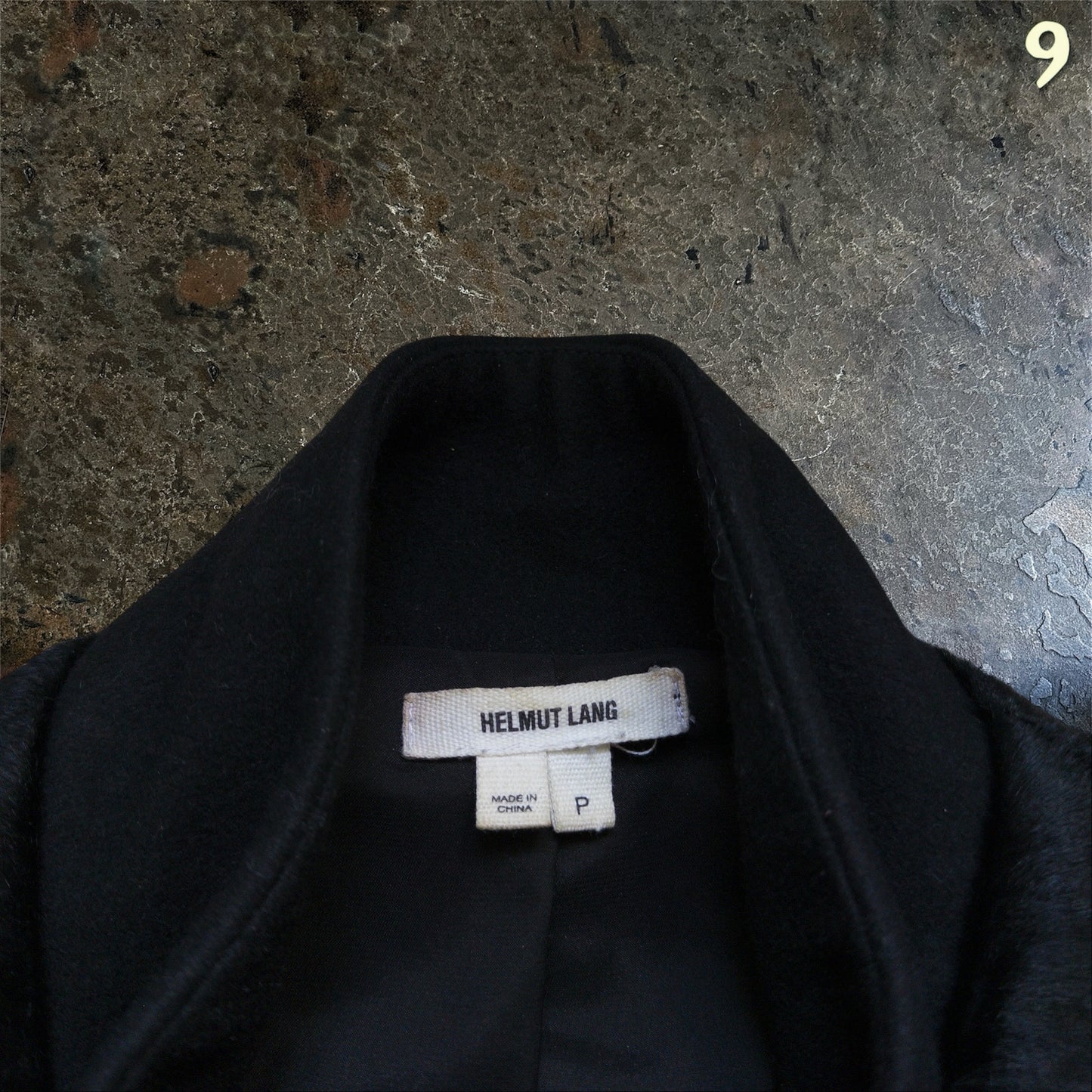 Helmut Lang Black Pony Hair Fur Panel Jacket | S