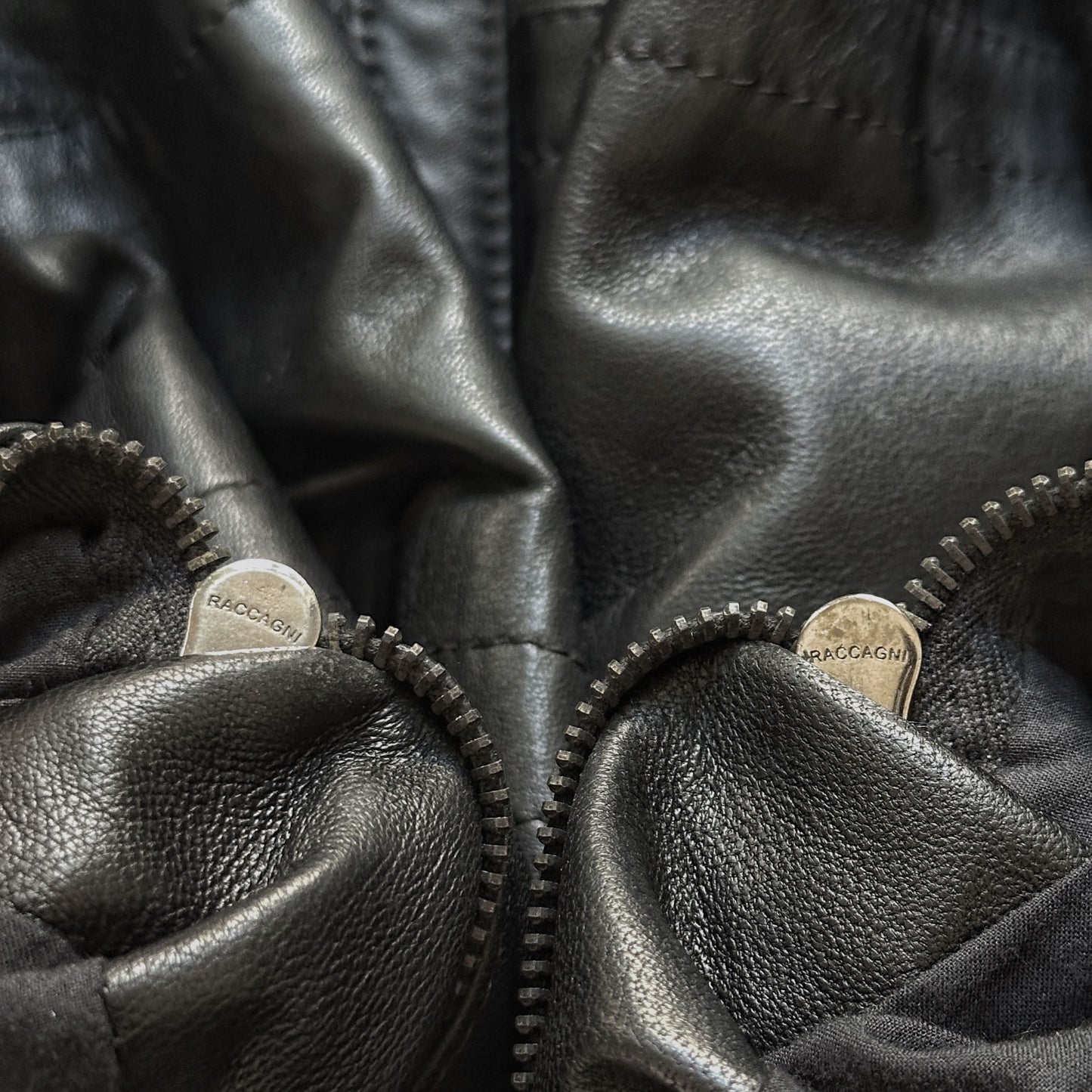 Dirk Bikkembergs Archive Perforated Lamb Leather Jacket | L