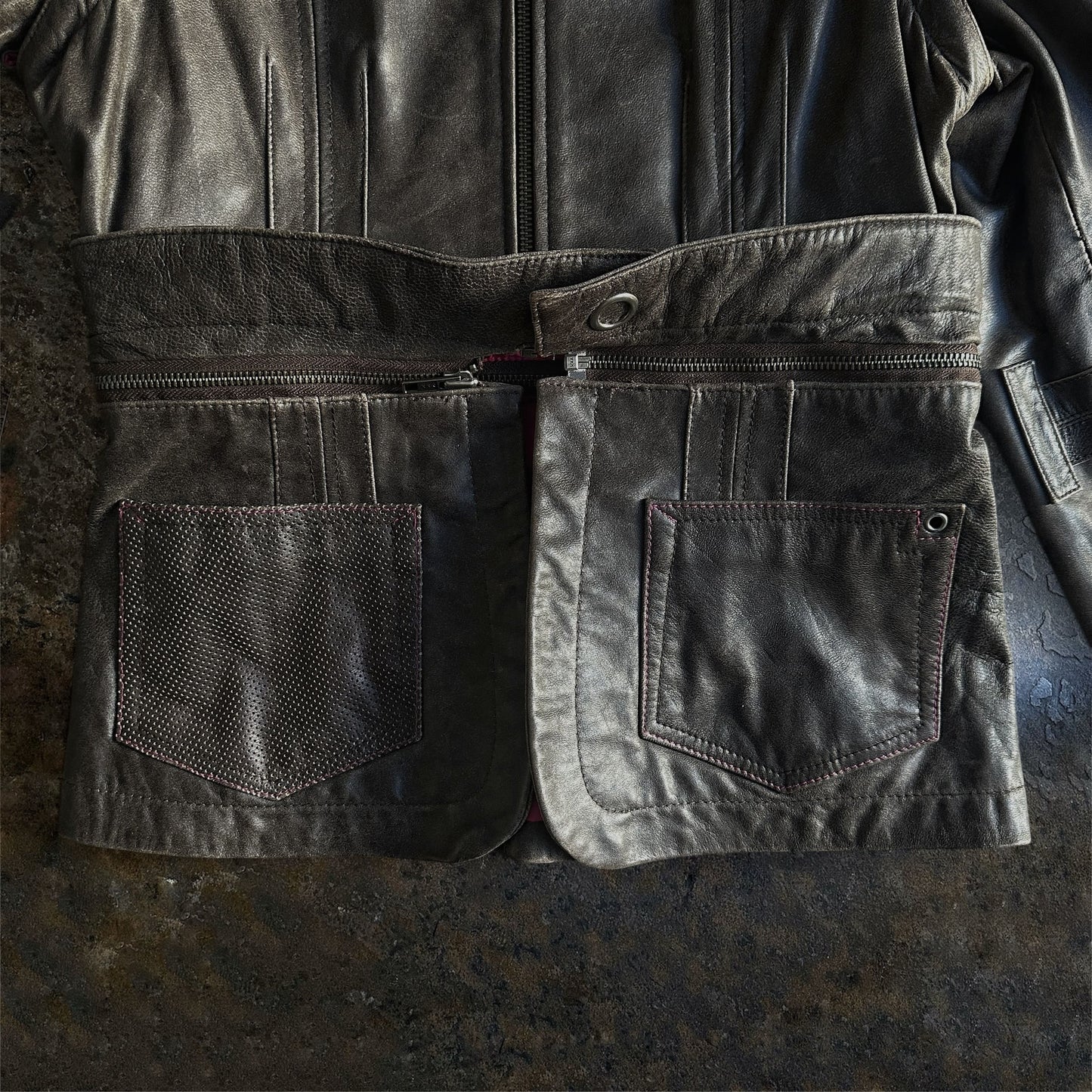 Oakley Vintage Modular 4 in 1 Genuine Leather Jacket |S