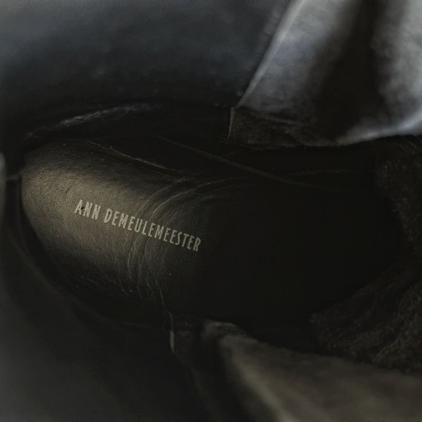 Ann Demeulemeester FW/22 Black Maxim Combat Boots |43.5