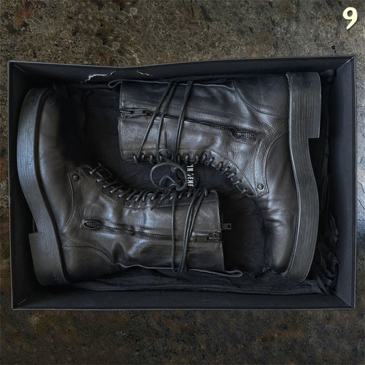 Ann Demeulemeester FW/22 Black Maxim Combat Boots |43.5