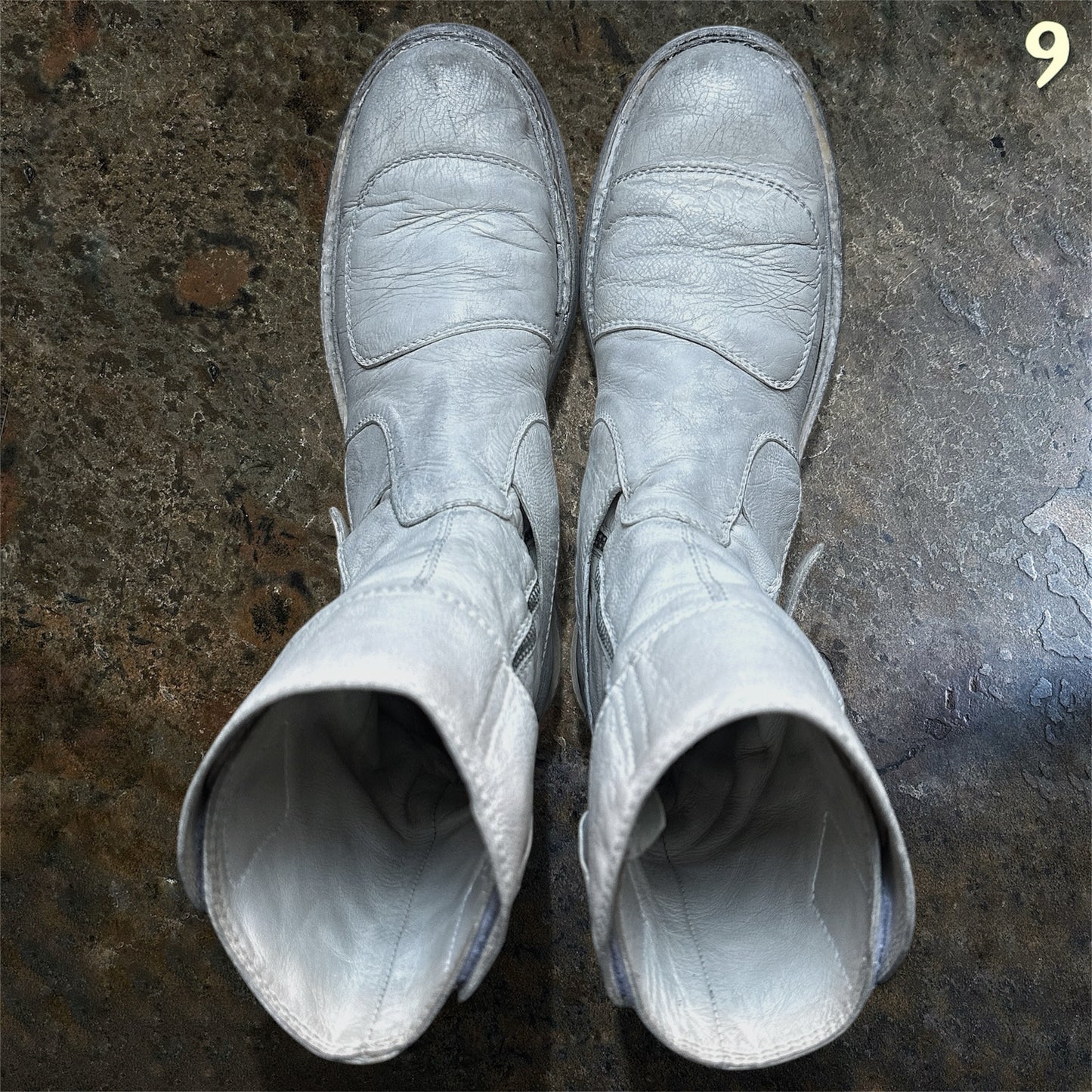 Ann Demeulemeester Archive SS/11 White Fencing Boots | 45