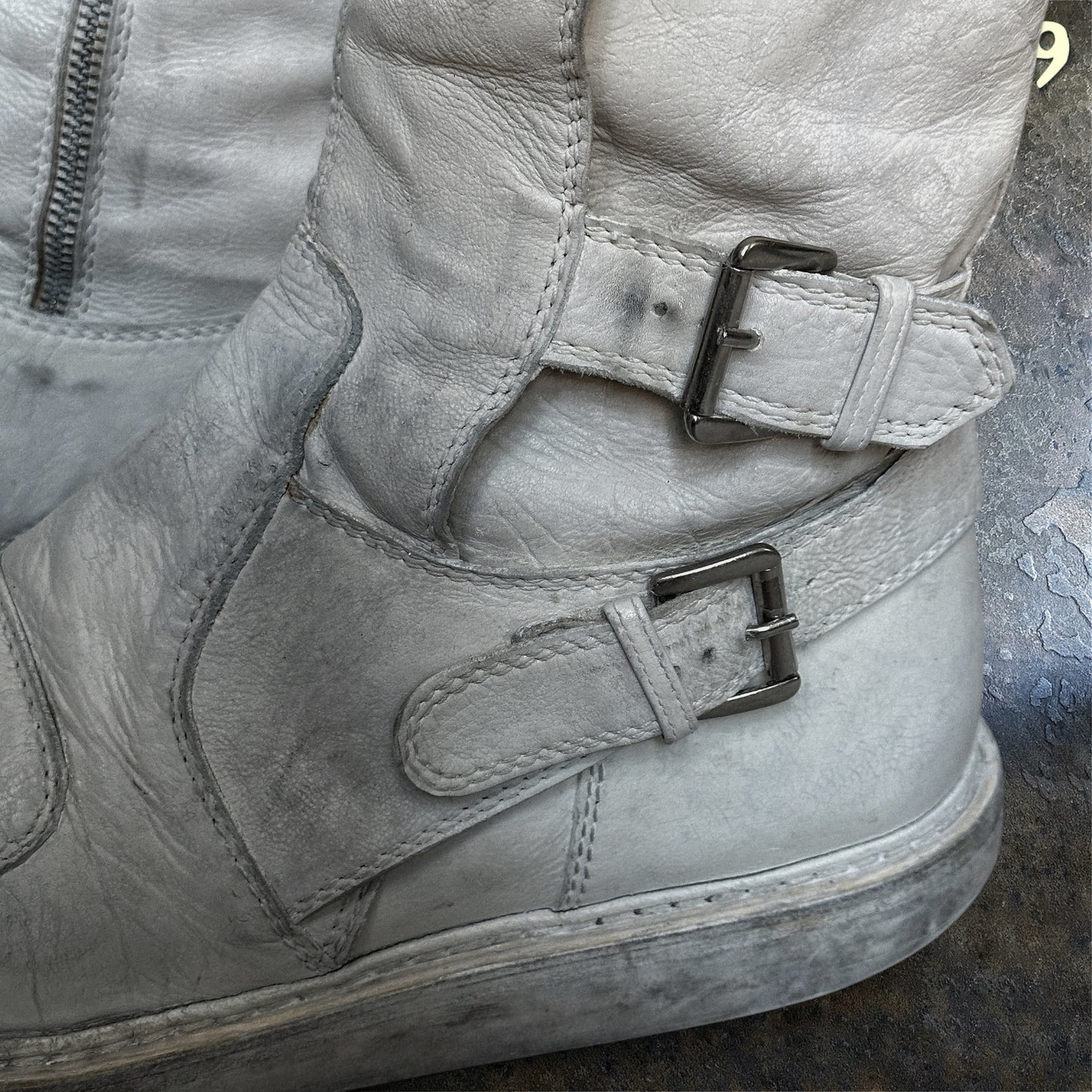 Ann Demeulemeester Archive SS/11 White Fencing Boots | 45