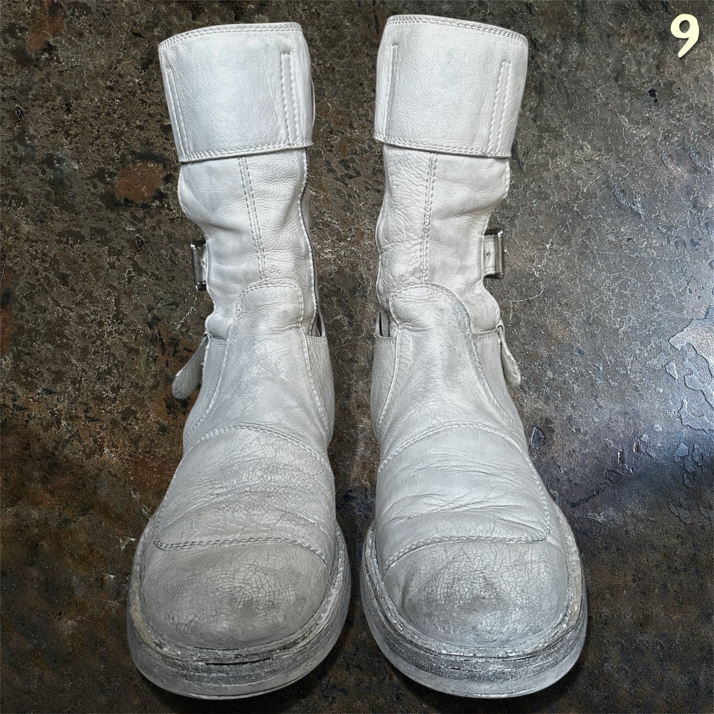 Ann Demeulemeester Archive SS/11 White Fencing Boots | 45