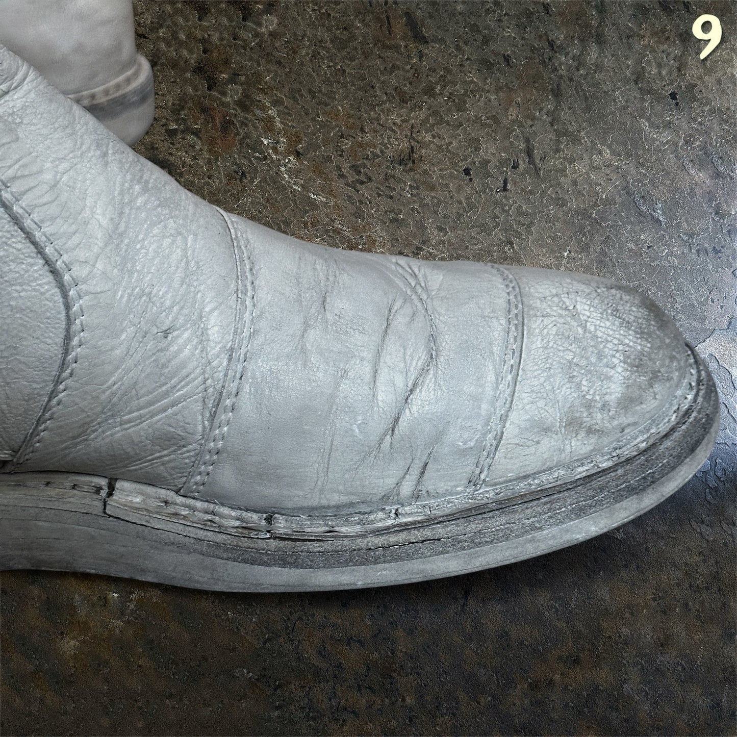 Ann Demeulemeester Archive SS/11 White Fencing Boots | 45