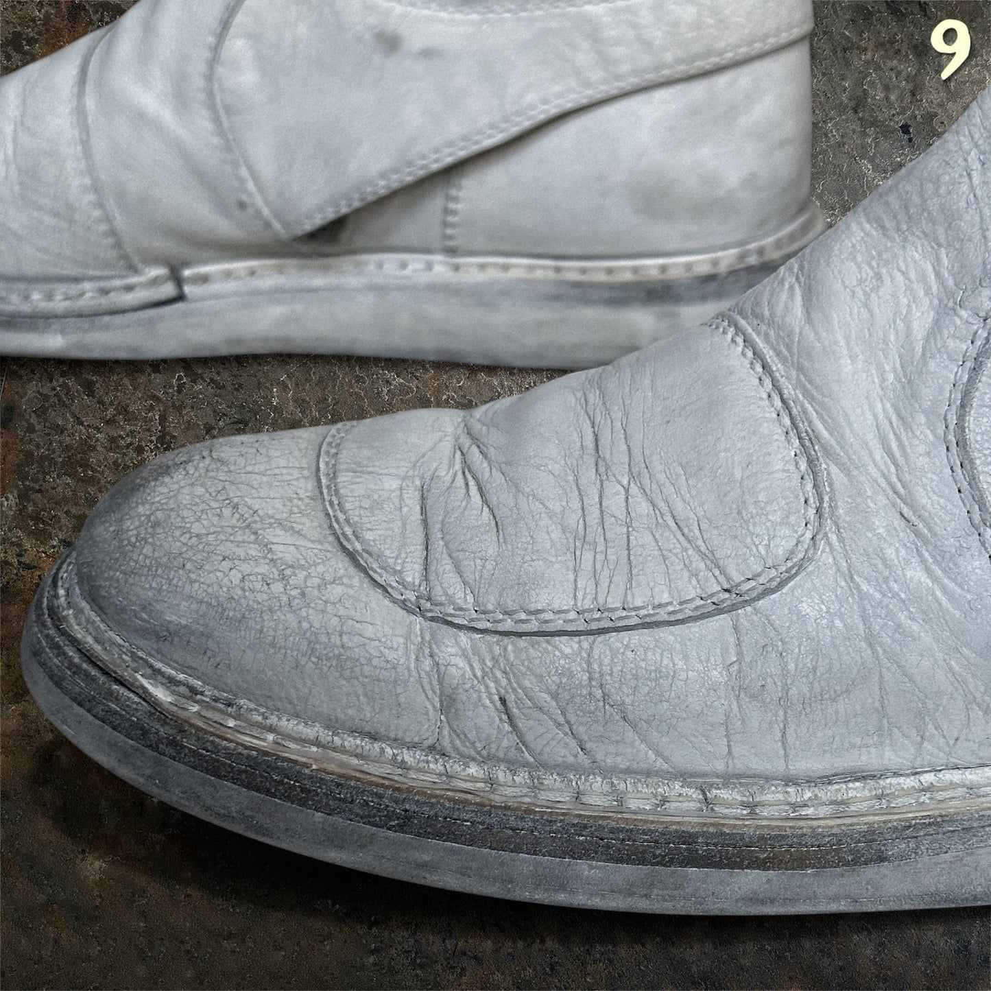 Ann Demeulemeester Archive SS/11 White Fencing Boots | 45