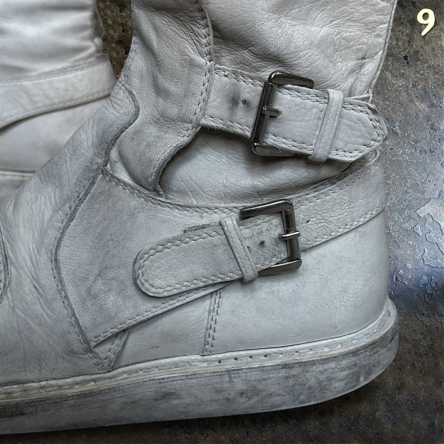 Ann Demeulemeester Archive SS/11 White Fencing Boots | 45