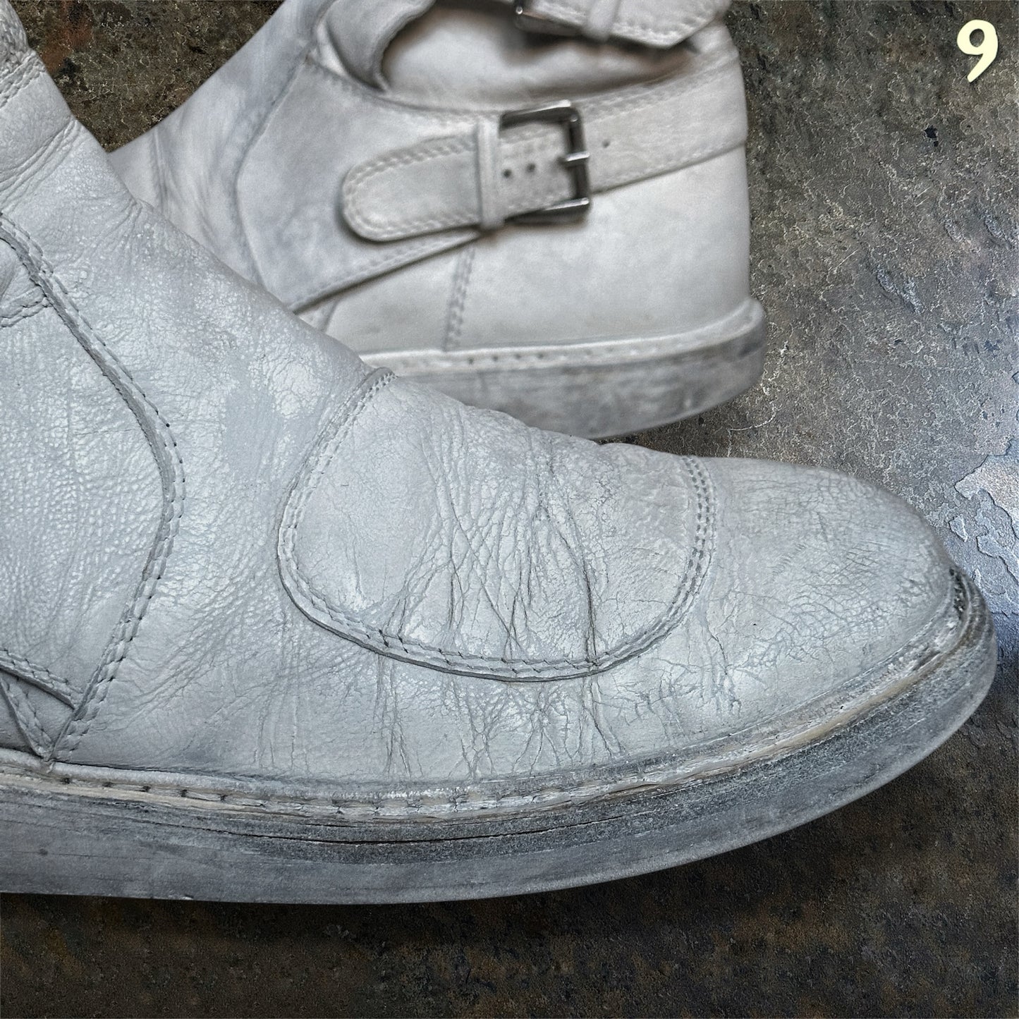 Ann Demeulemeester Archive SS/11 White Fencing Boots | 45