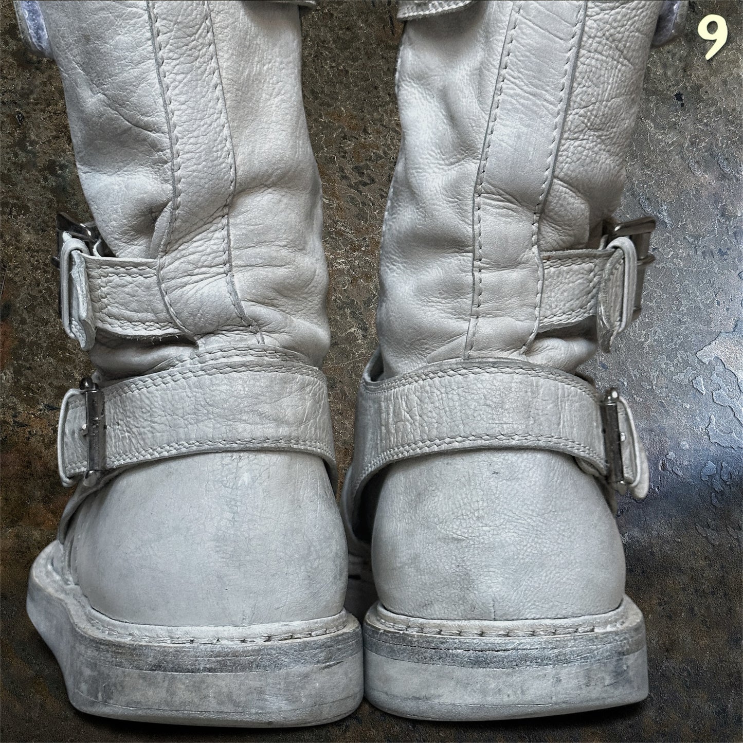 Ann Demeulemeester Archive SS/11 White Fencing Boots | 45