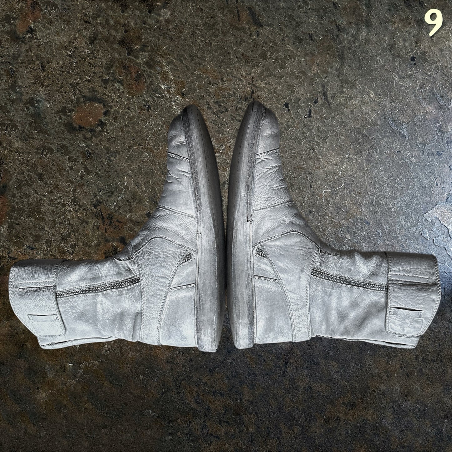 Ann Demeulemeester Archive SS/11 White Fencing Boots | 45