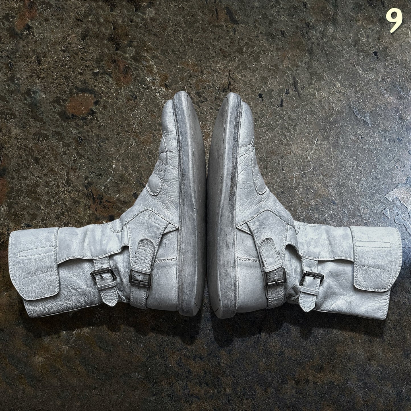Ann Demeulemeester Archive SS/11 White Fencing Boots | 45